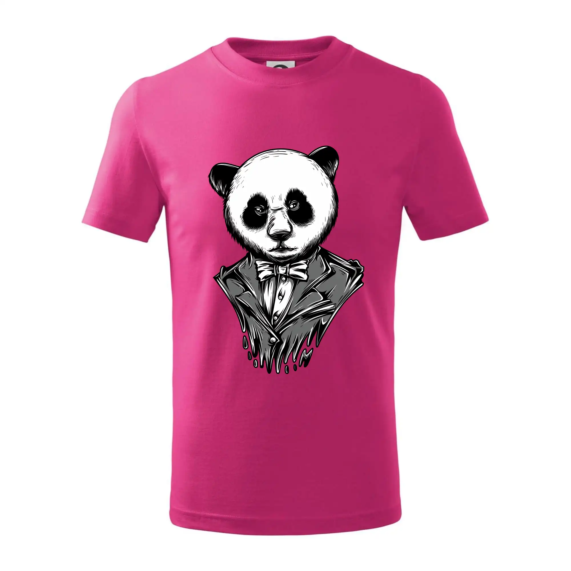Grafické tričká - Panda gentleman - Tričko detské bavlnené