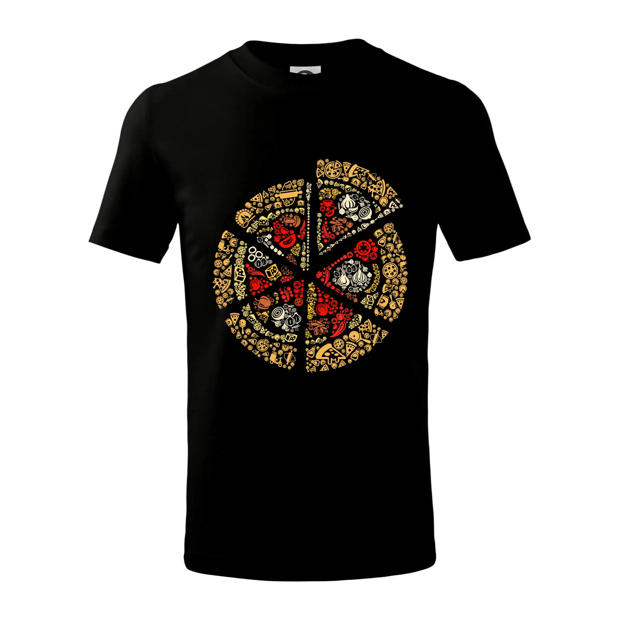 Pizza icons - Tričko detské bavlnené