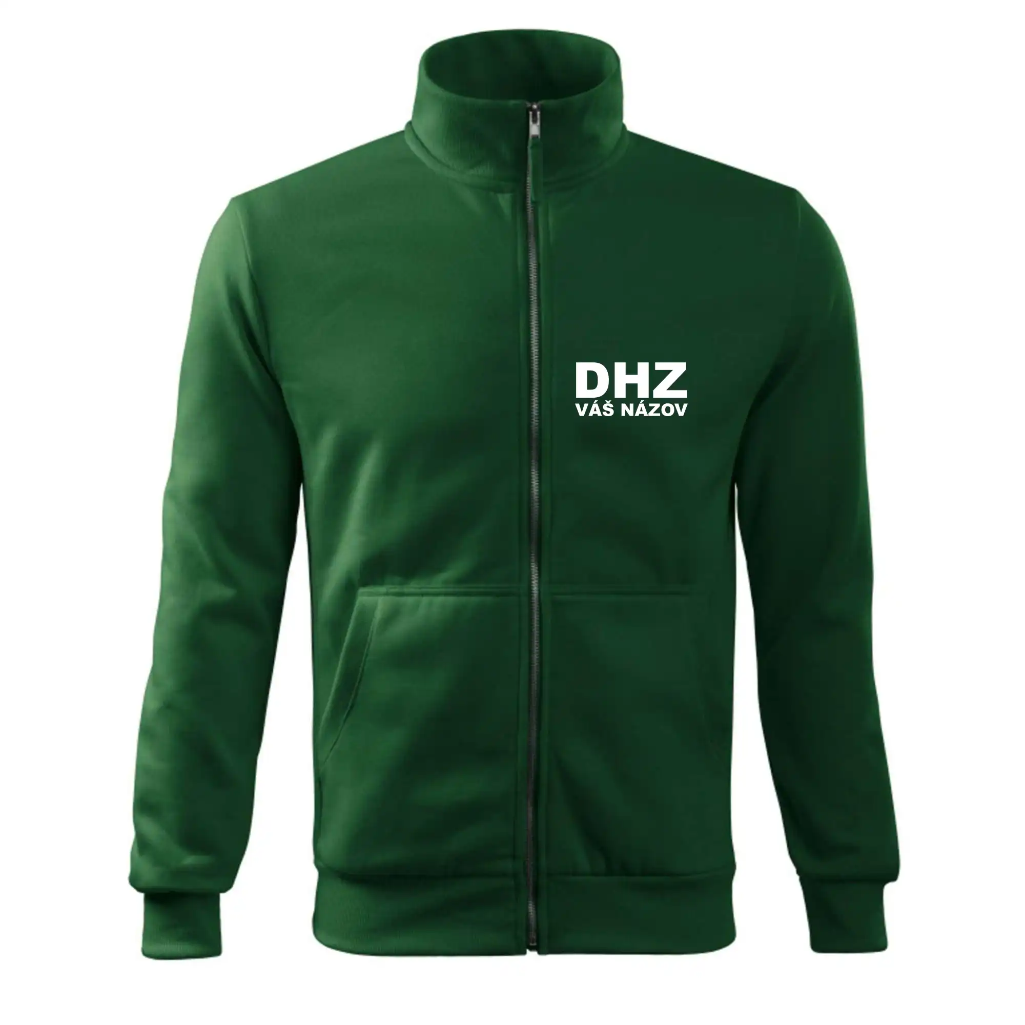 Originálne tričká pre hasičov - DHZ nápis (názov zboru - vlastný nápis) - Mikina bez kapucne Adventure