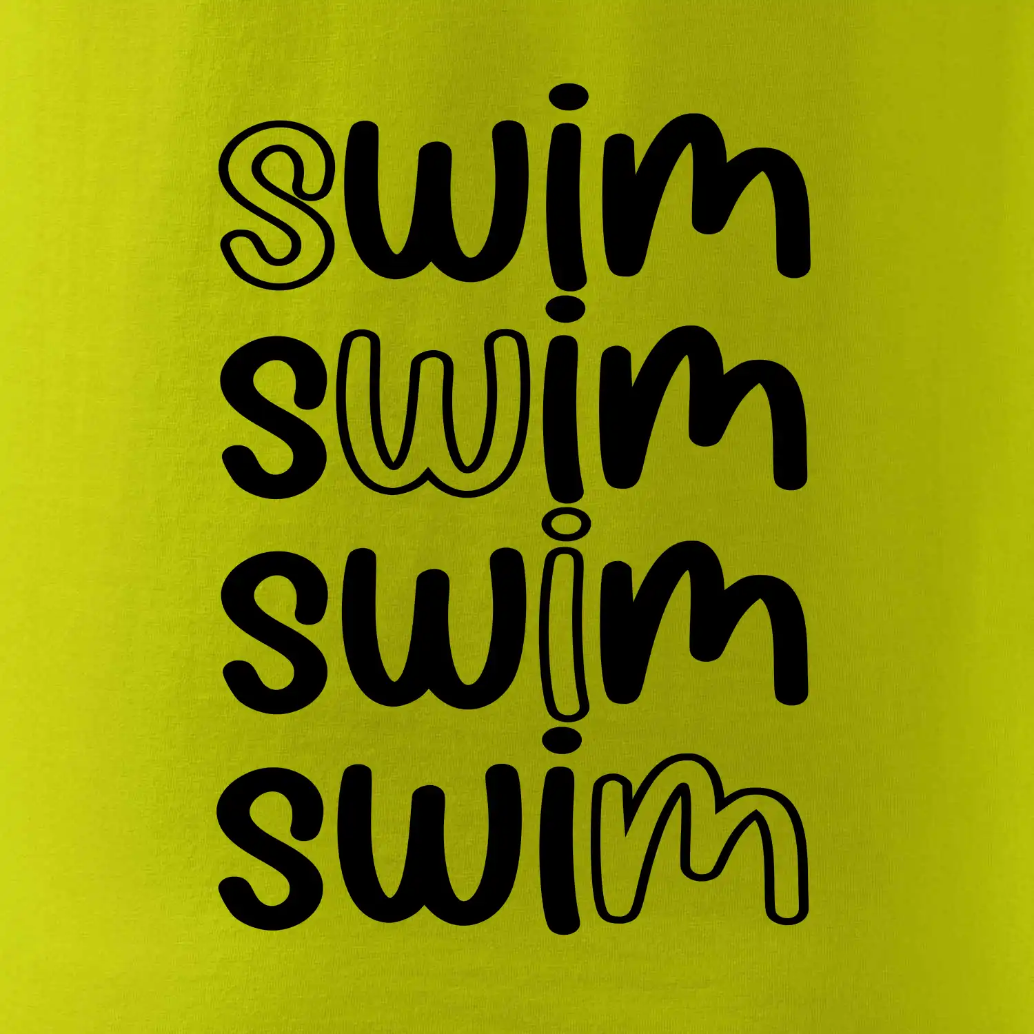 Swim nápis