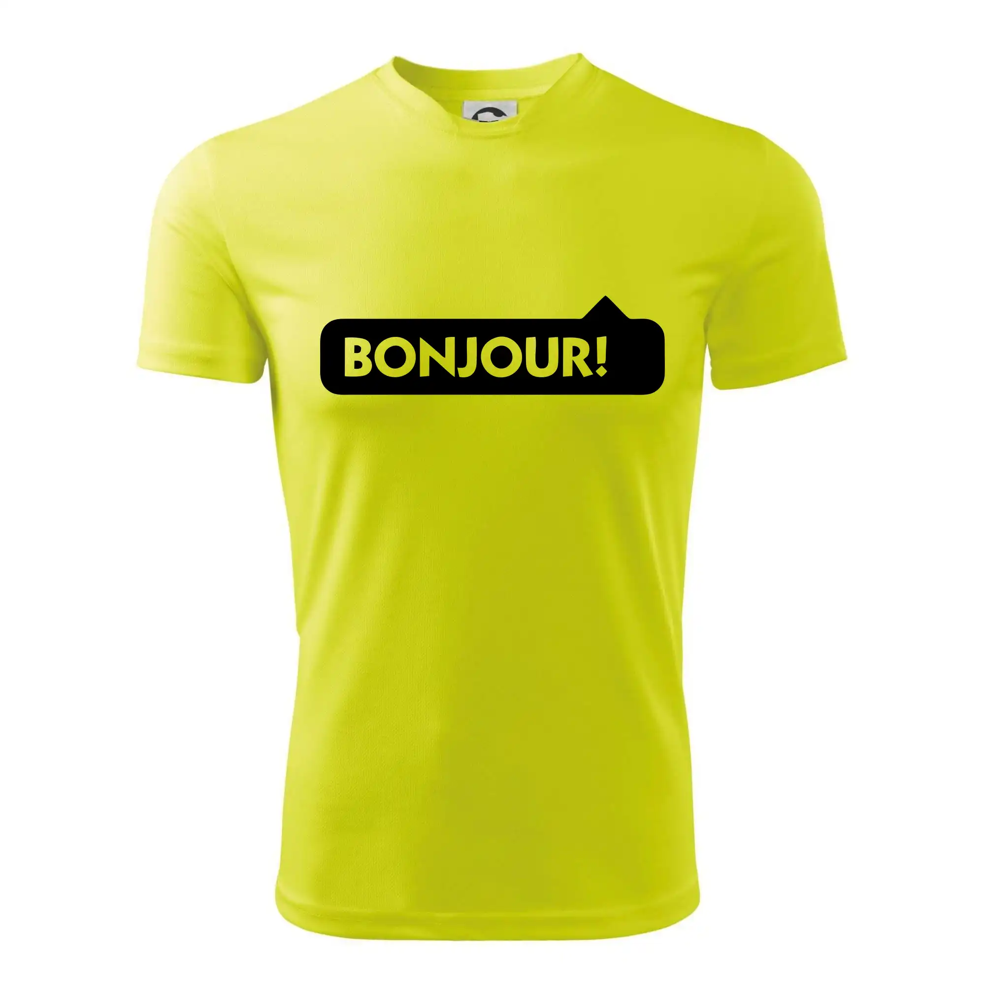Nápis Bonjour