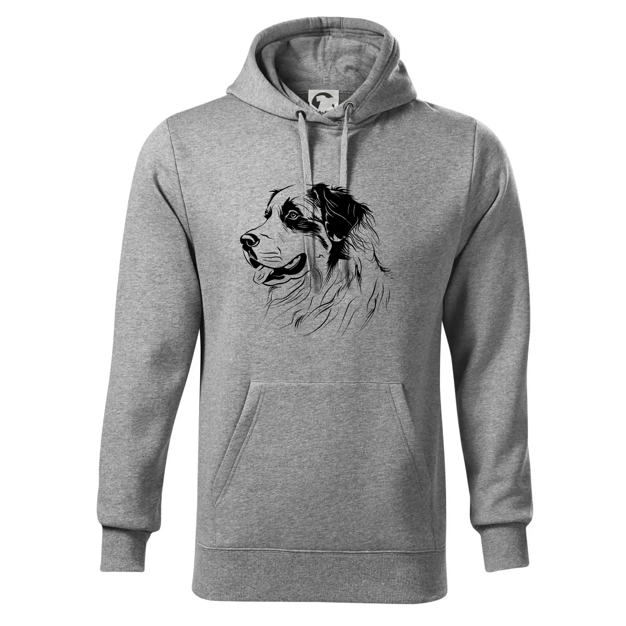 Bernský salašnický pes černá kresba