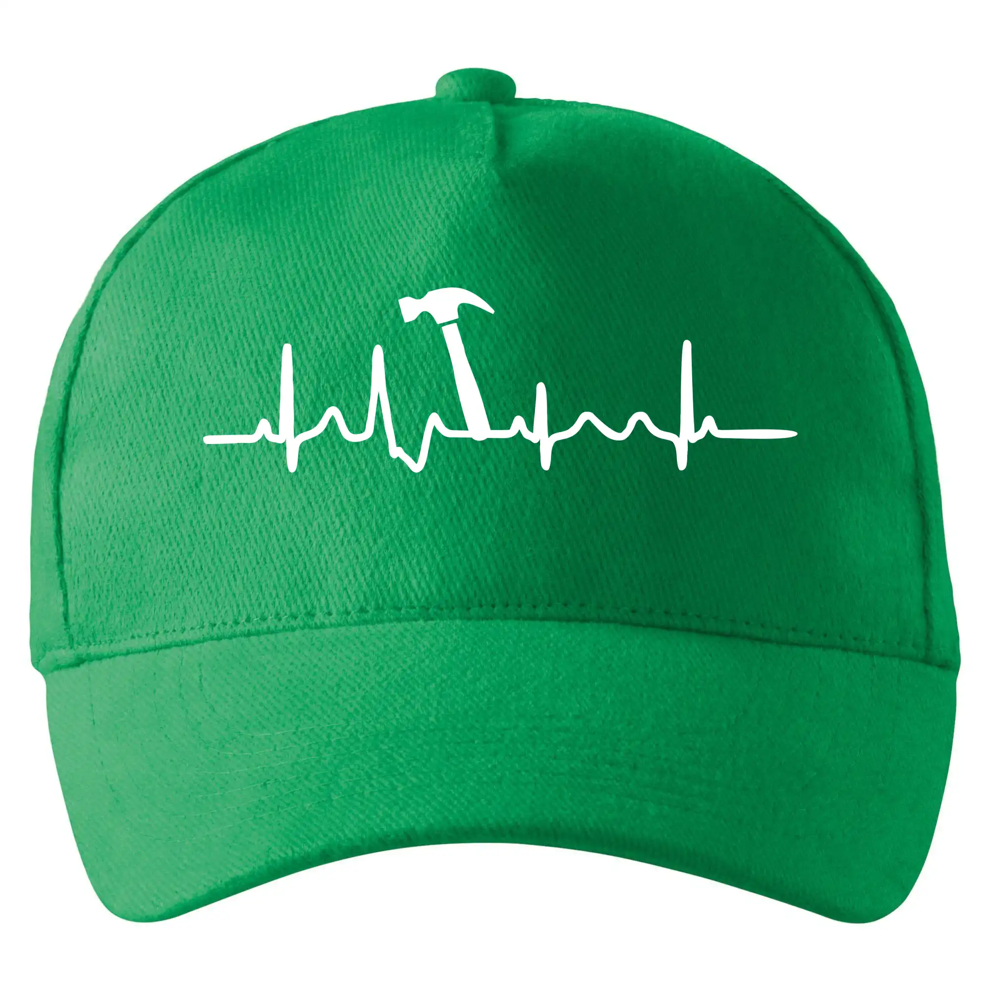 Vtipné tričká do práce - Ekg Kladivo - Šiltovka so zahnutým šiltom a mosaznou sponou