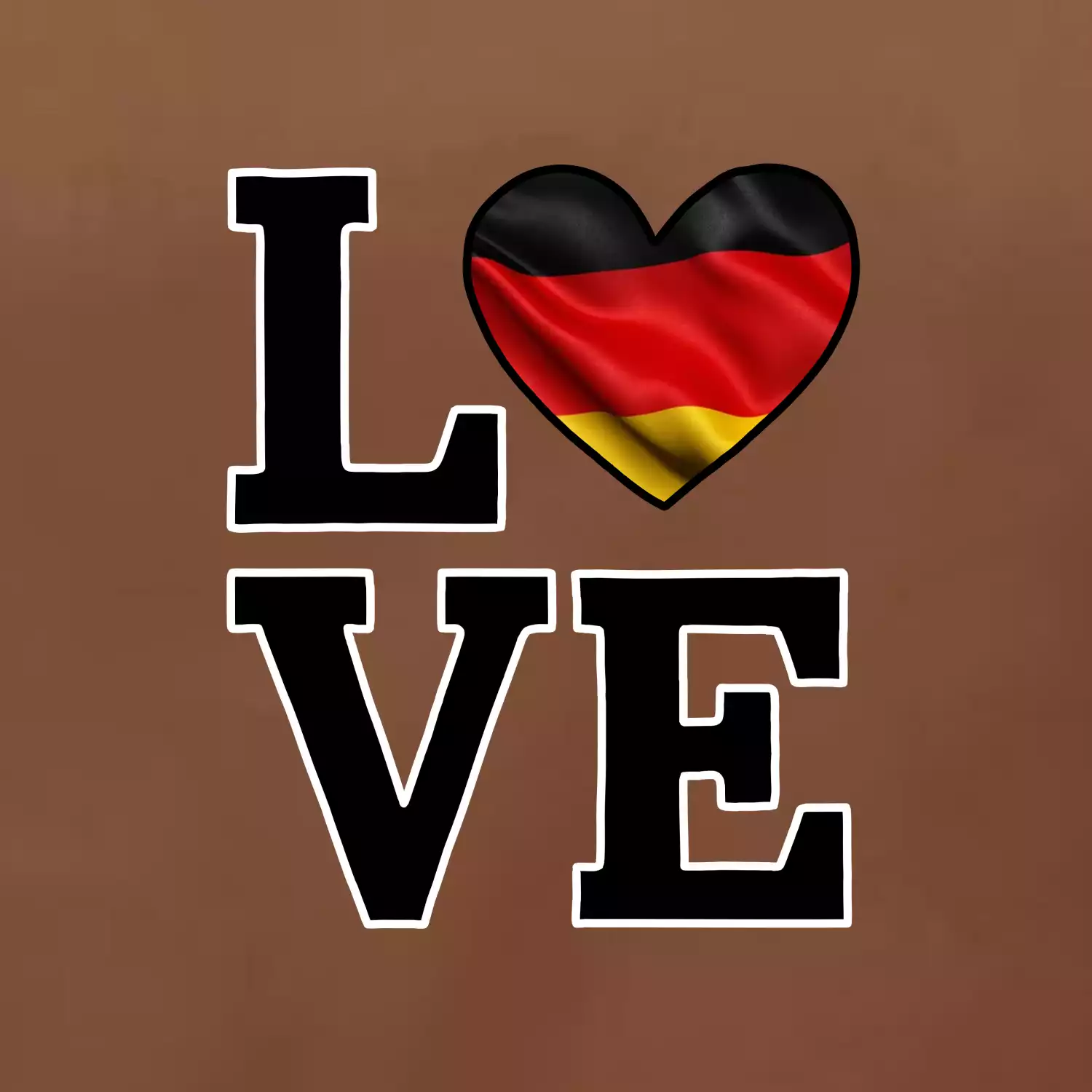 Love Německá vlajka