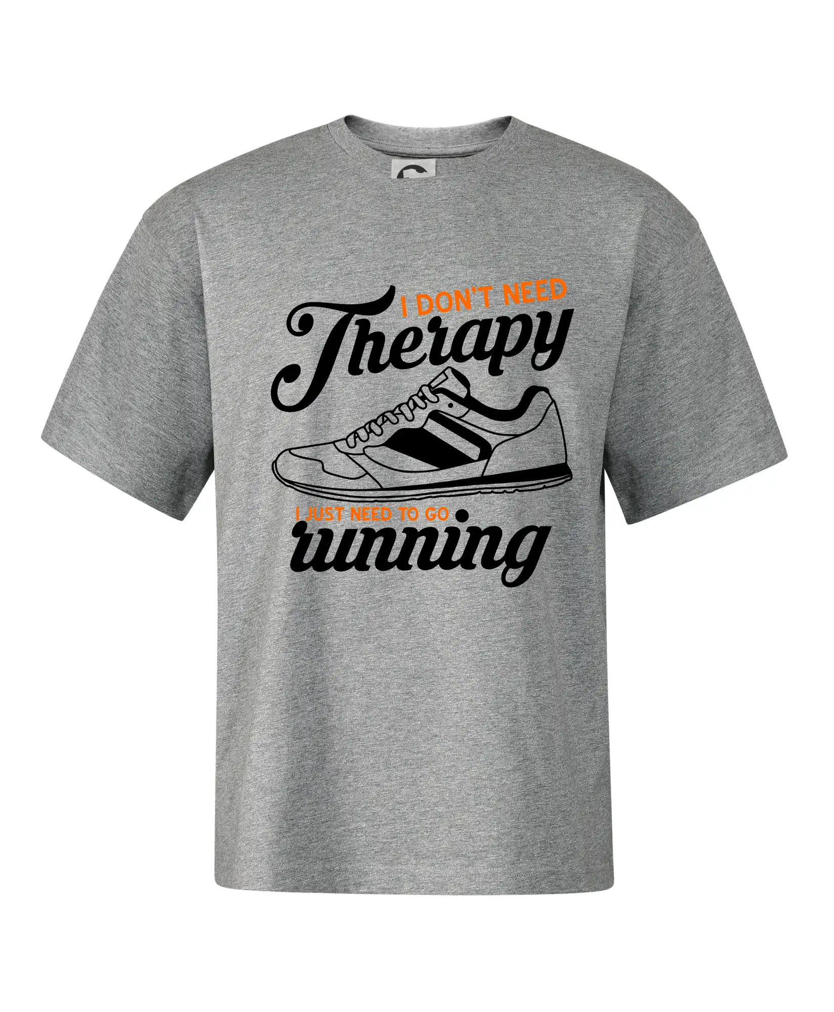 Tričká pre bežcov - I don't need therapy running - Stage unisex - OVERSIZE