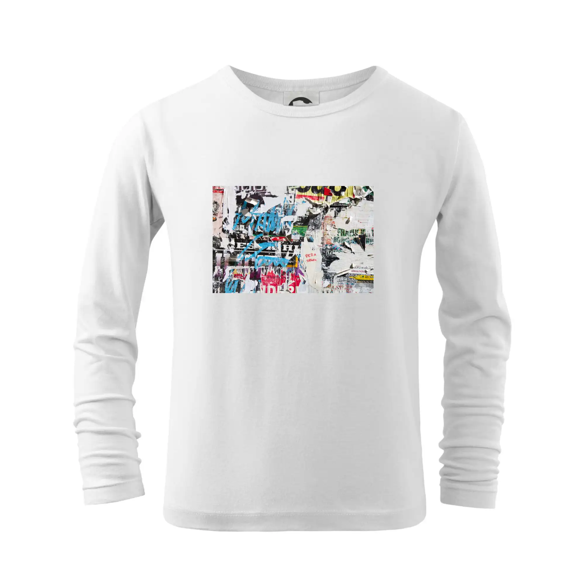 Tričká na párty - Otrhaná nástenka - Tričko detské Long Sleeve