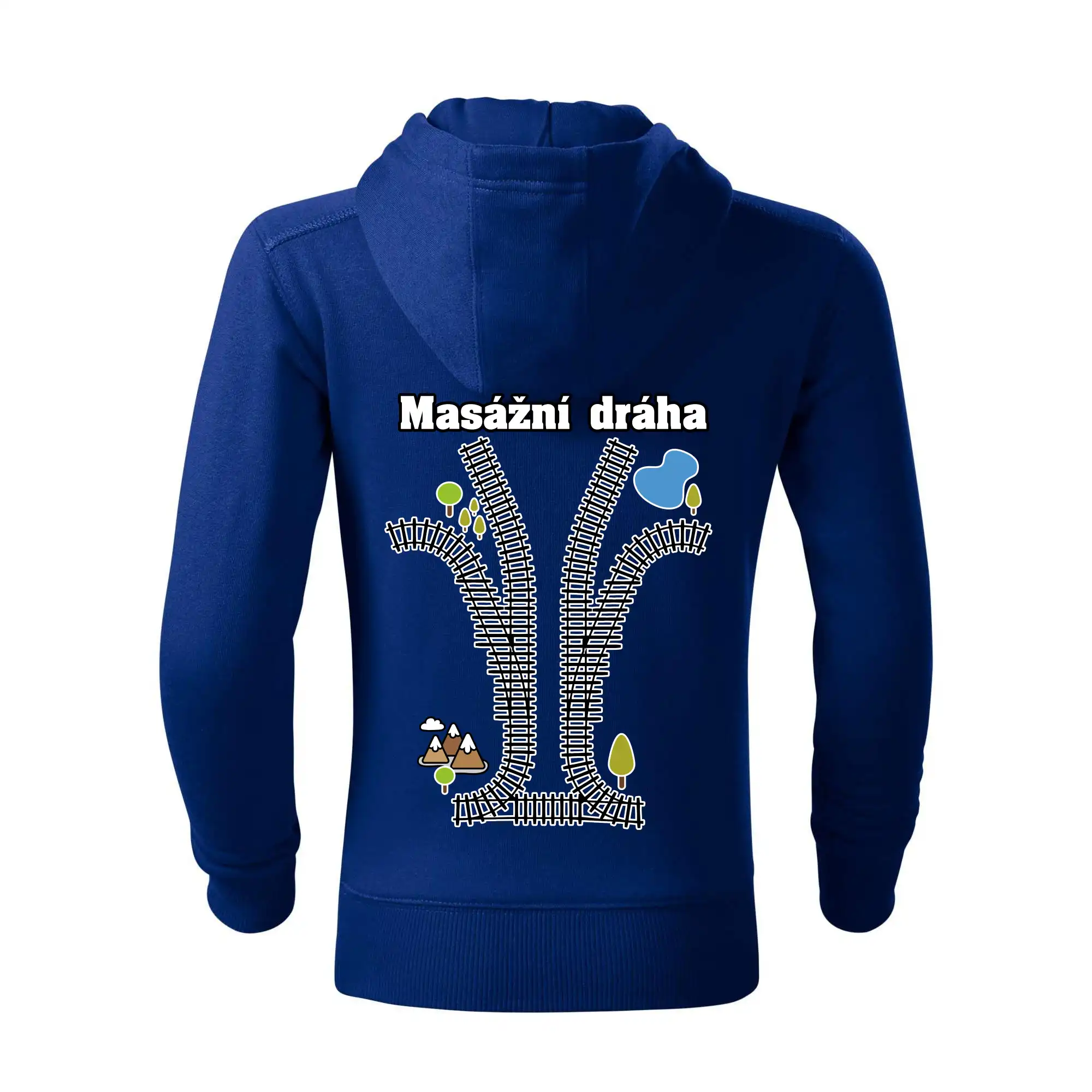 Masážna dráha - Detská s kapucňou na zips