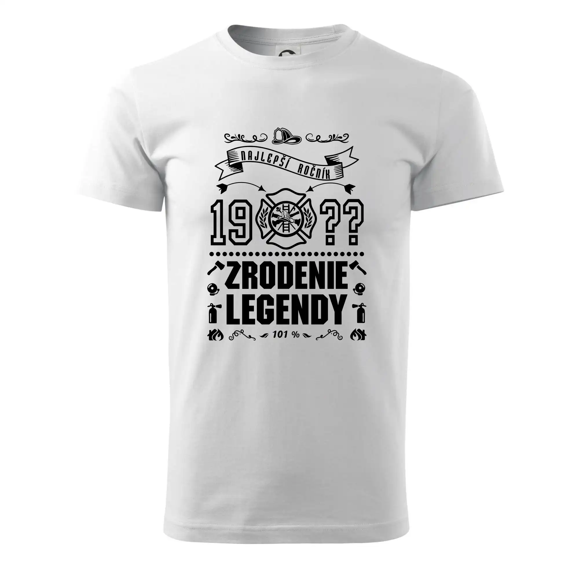Trička Zrodenie legendy - Zrodenie legendy - pre hasičov - Pánske tričko nižšej gramáže