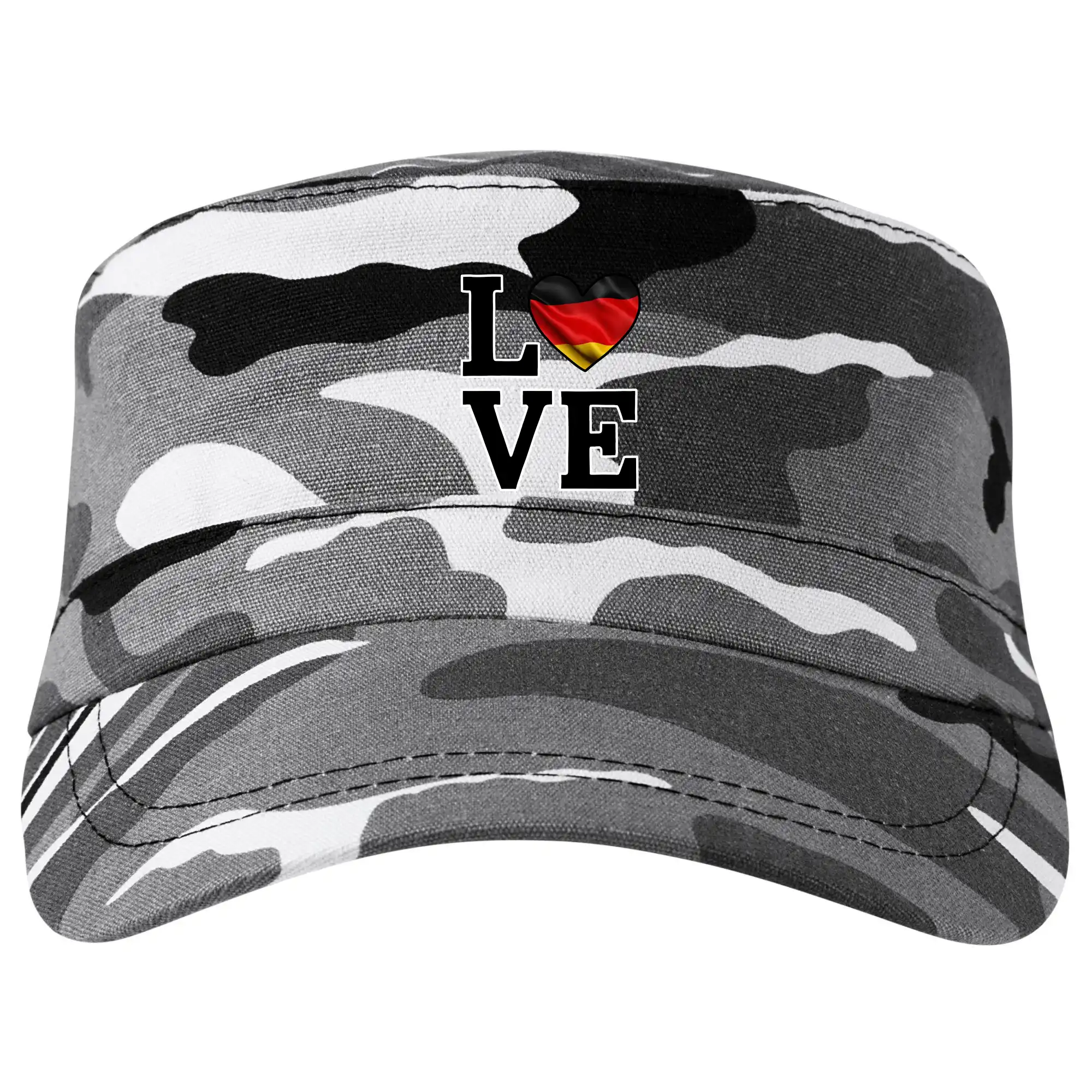Motívy štátnych vlajok - Love Nemecká vlajka - Šiltovka CAMO