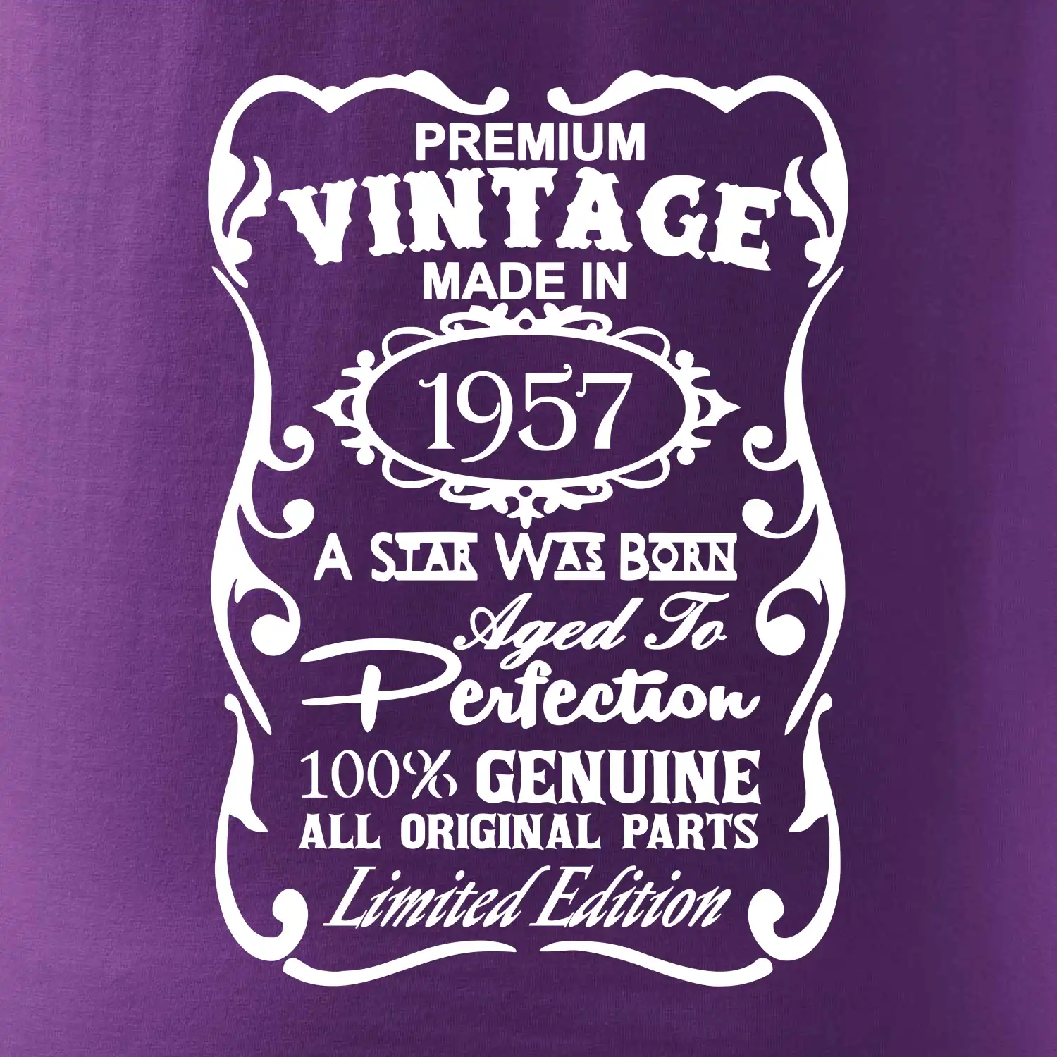 Vintage Etiketa - 1957