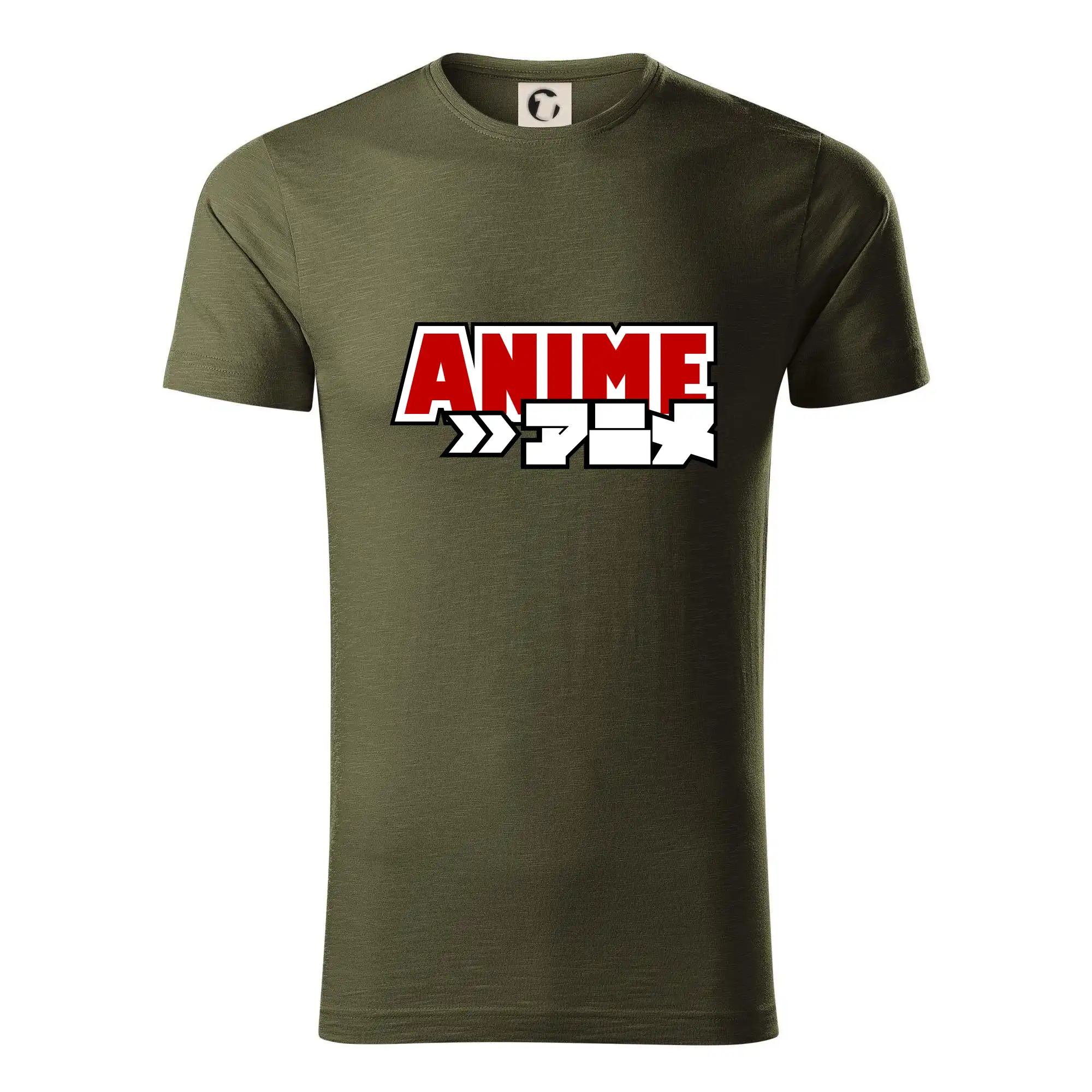 Ostatné nápisy - Anime nápis červený - Tričko z organickej bavlny