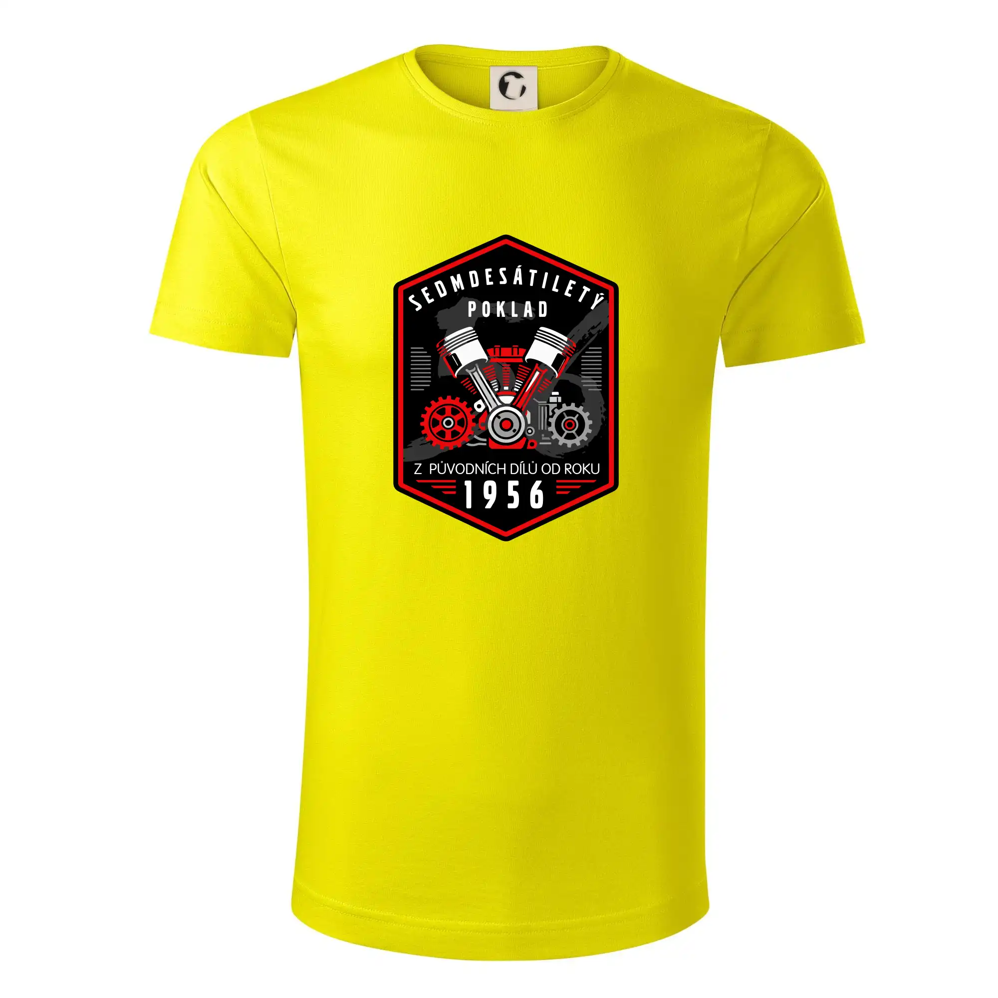 Trička s ročníkom 1956 - Sedmdesátiletý poklad z původních dílů 1956 - Tričko z organickej bavlny