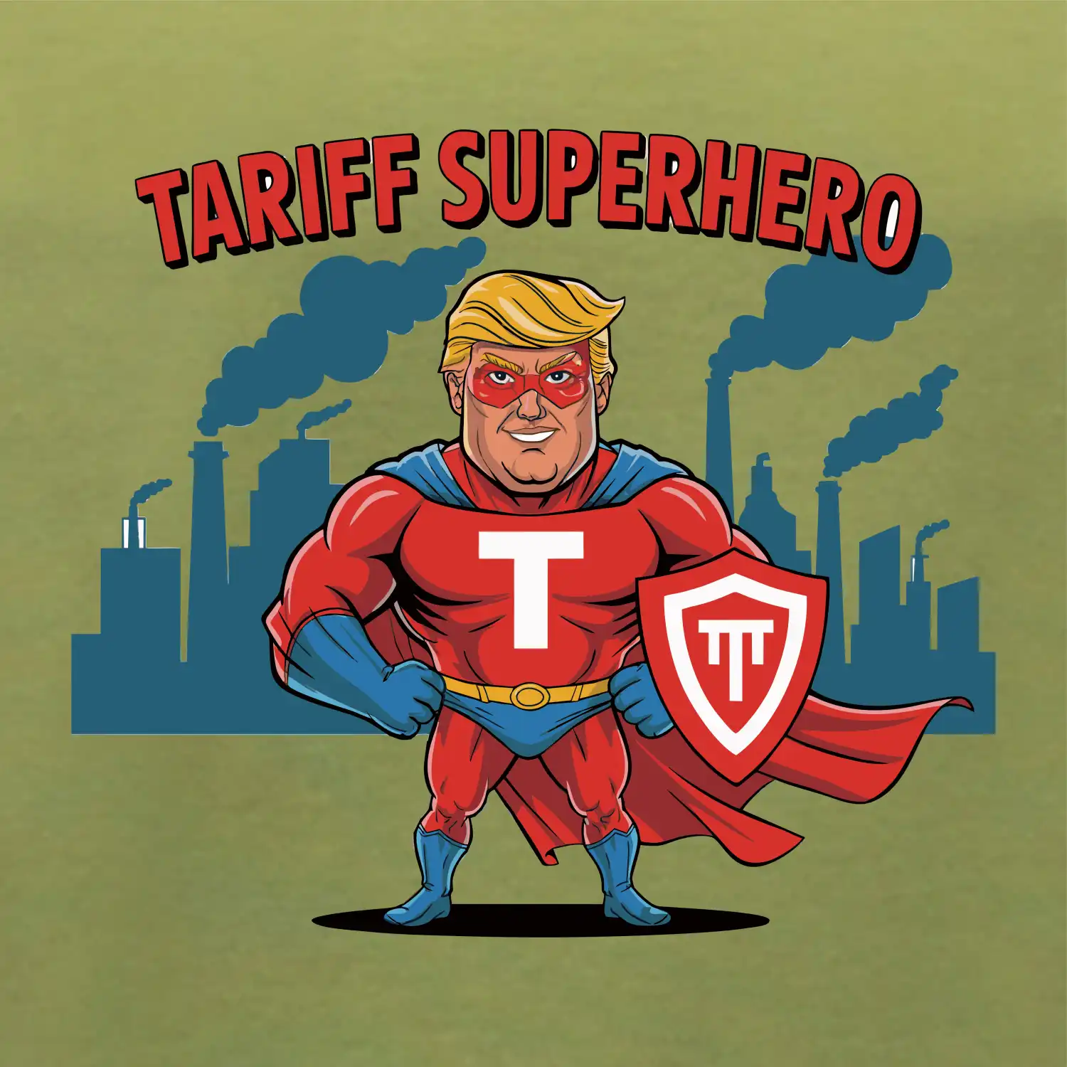 Tariff Superhero Trump