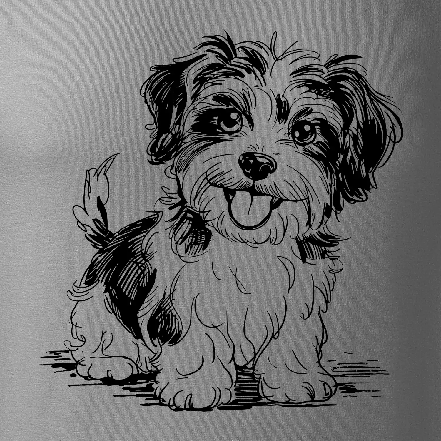 Havanský psík skica