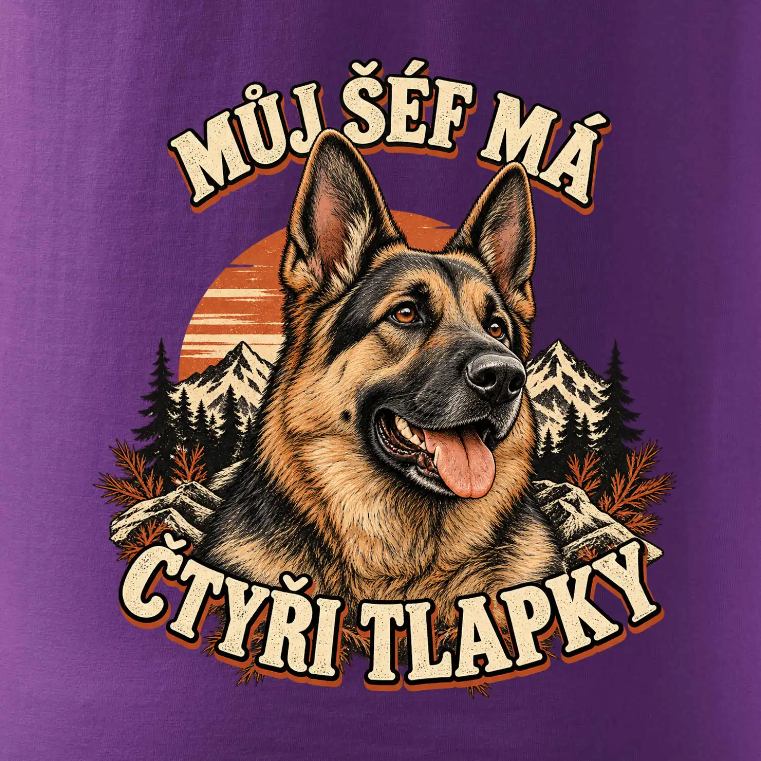 Můj šéf má čtyři tlapky - německý ovčák