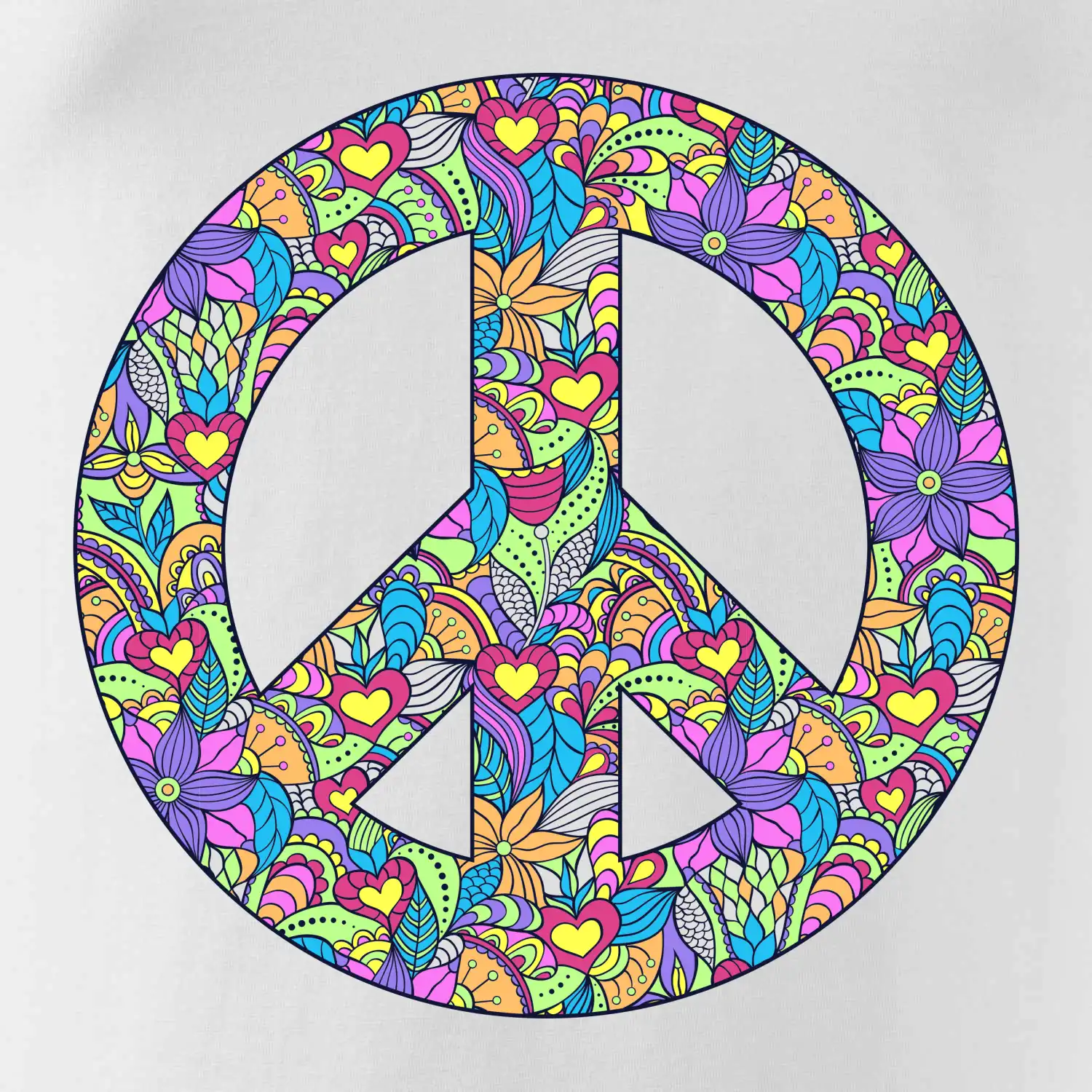 Peace symbol mandela