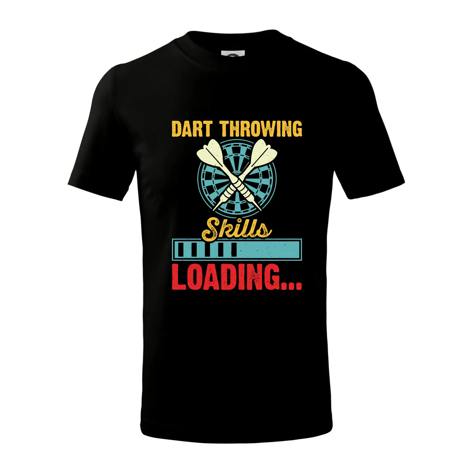 Tričko na šípky - Dart throwing skills loading - Tričko detské bavlnené