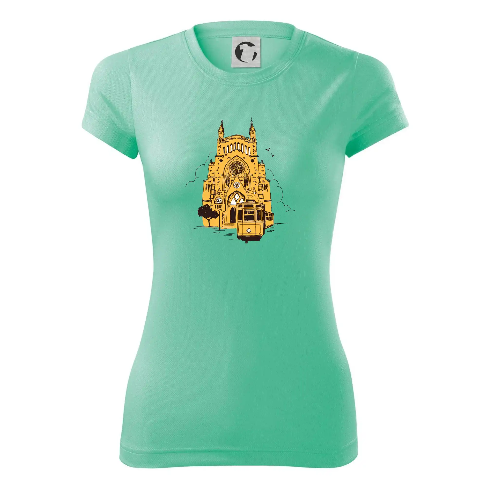 Mallorca - katedrála a tramvaj