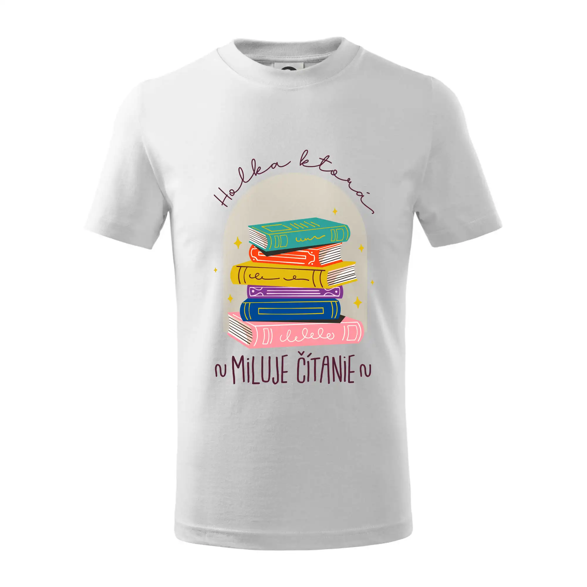 Holka, ktorá miluje čítanie SK