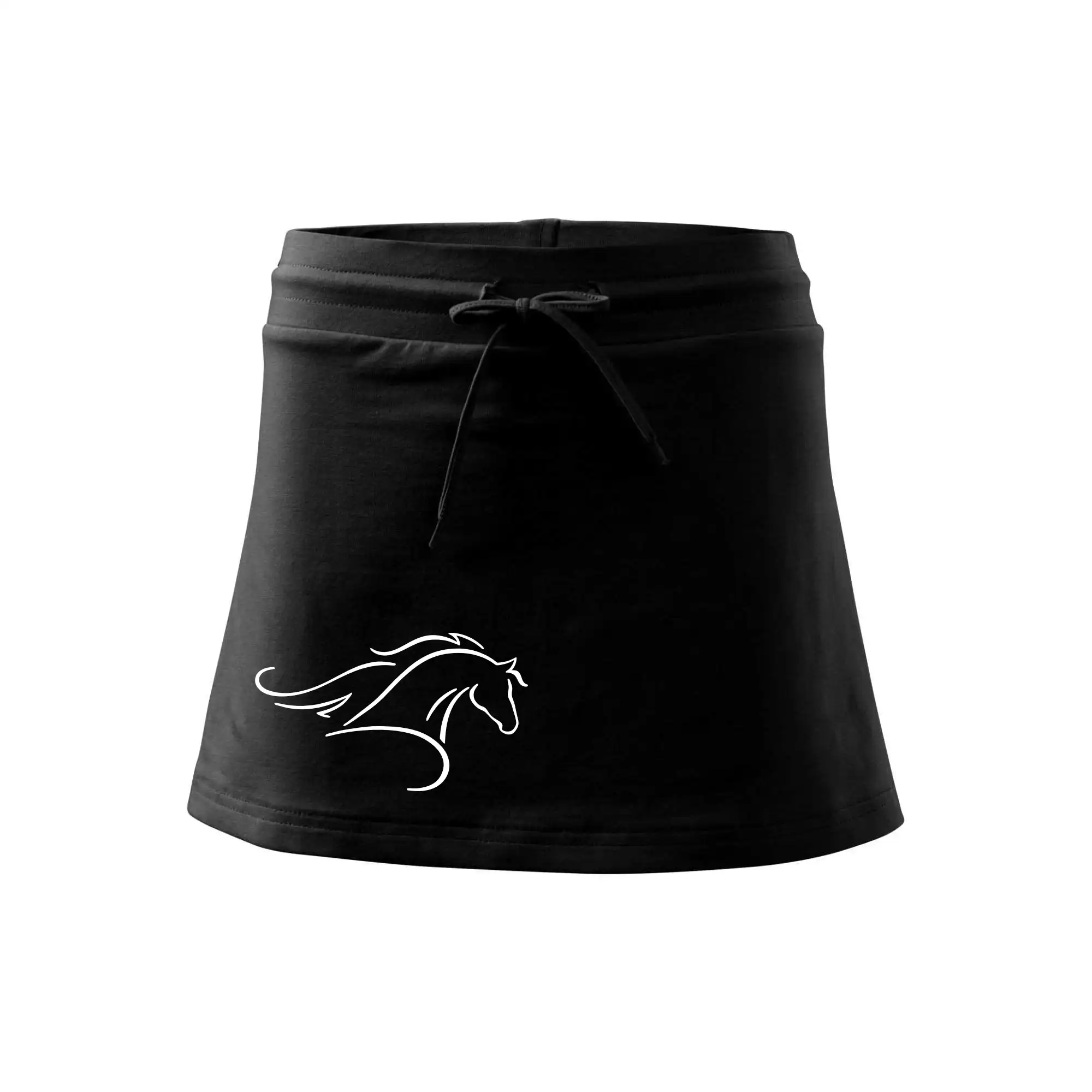 Kůň - bežící silueta hlavy