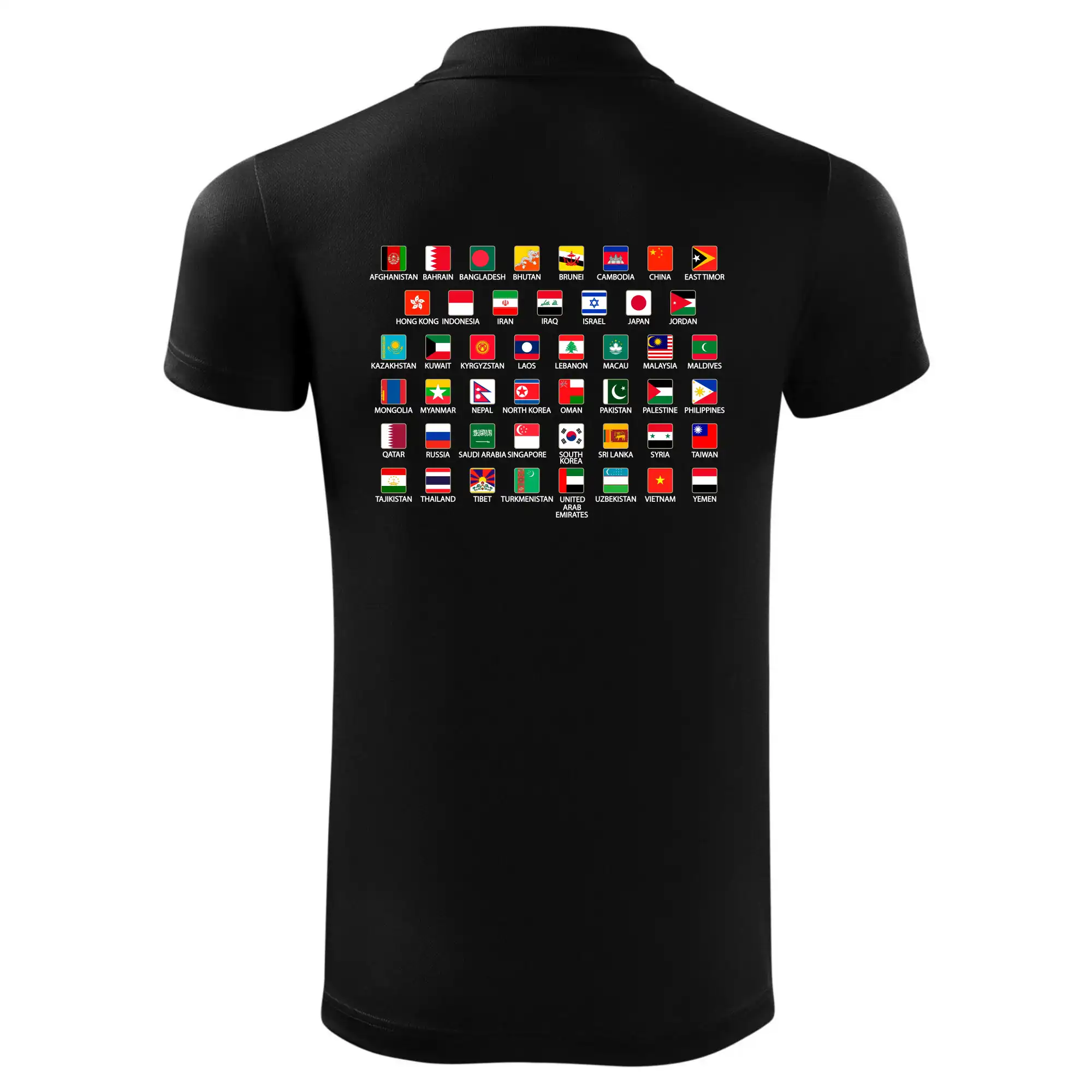 Vlajky států - Asie