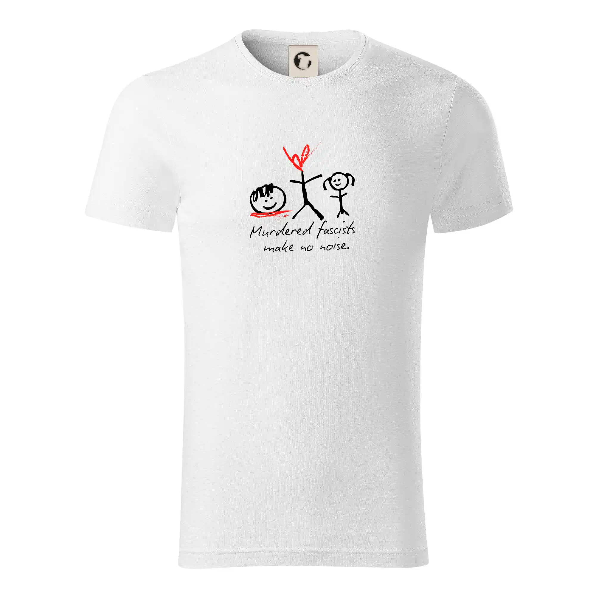 Politické tričká - Murdered fascists make no noise - Tričko z organickej bavlny