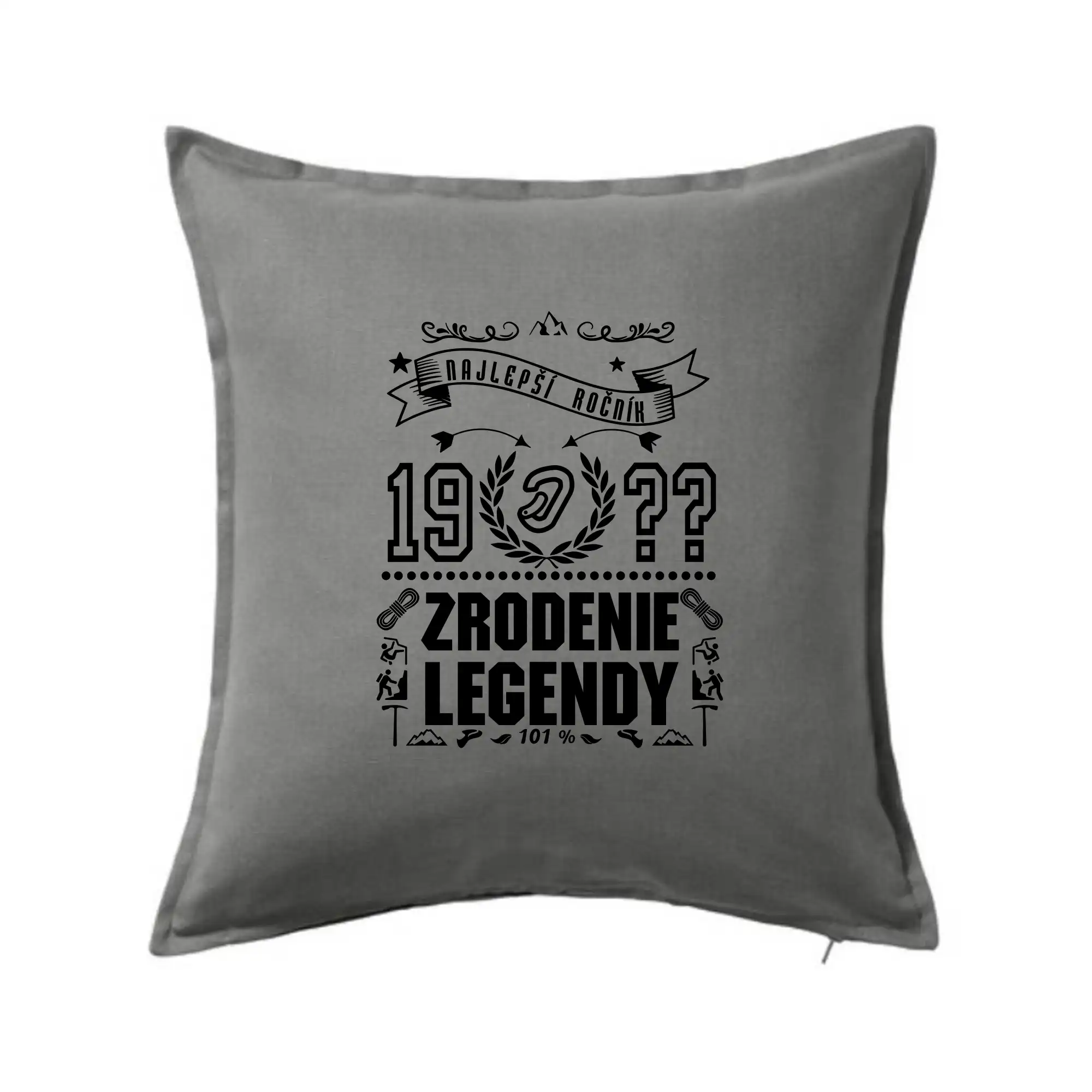 Trička Zrodenie legendy - Zrodenie legendy - pre horolezcov - Vankúš 50x50