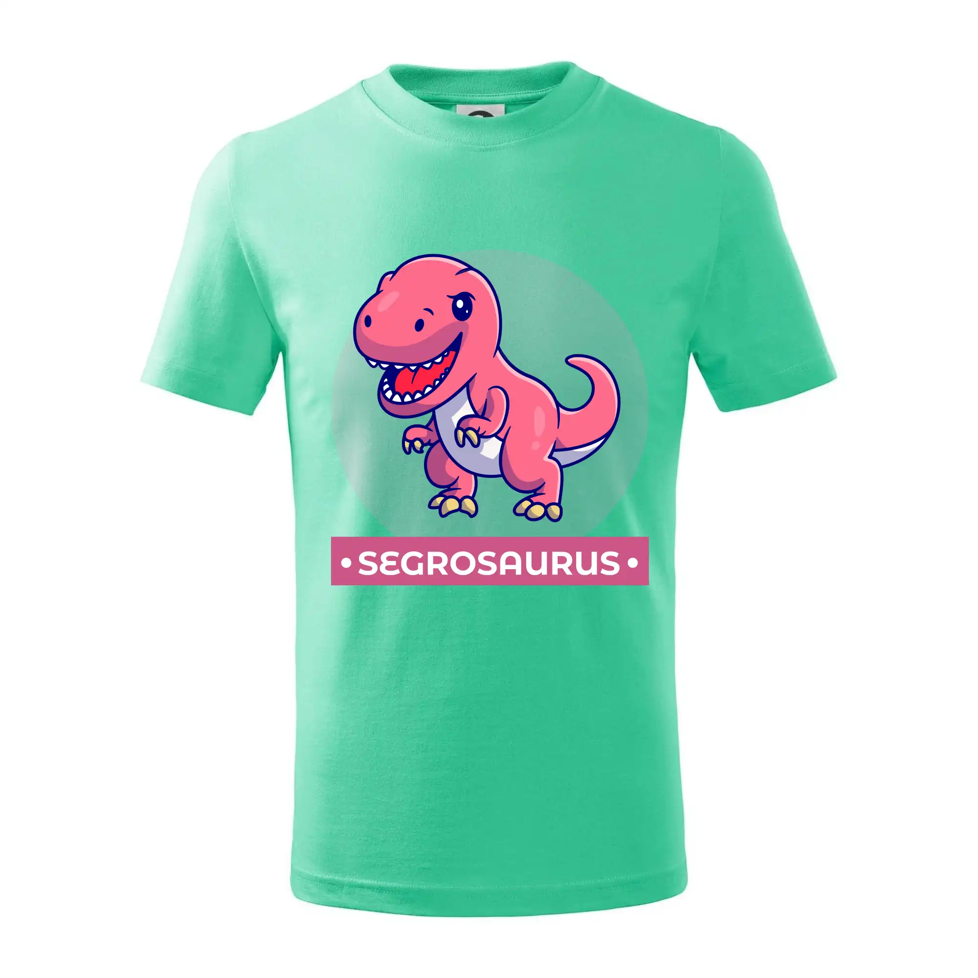Tričká a mikiny pre dcéru - Dinosaurie rodina - segra - Tričko detské bavlnené