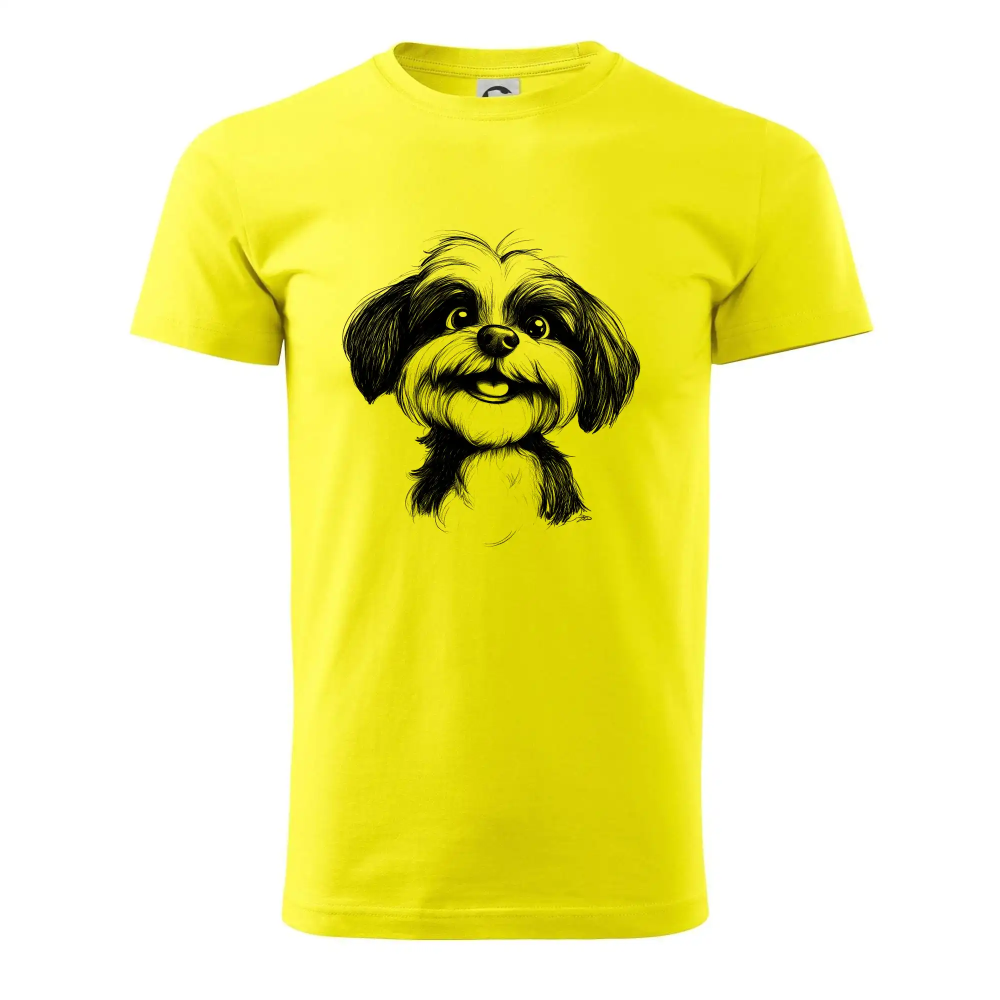 Lhasa Apso karikatura hlava