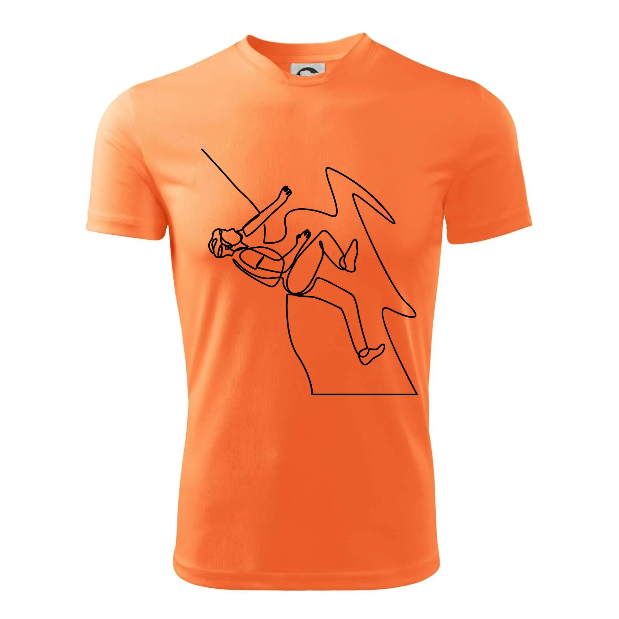 Lezec na skále jedním tahem