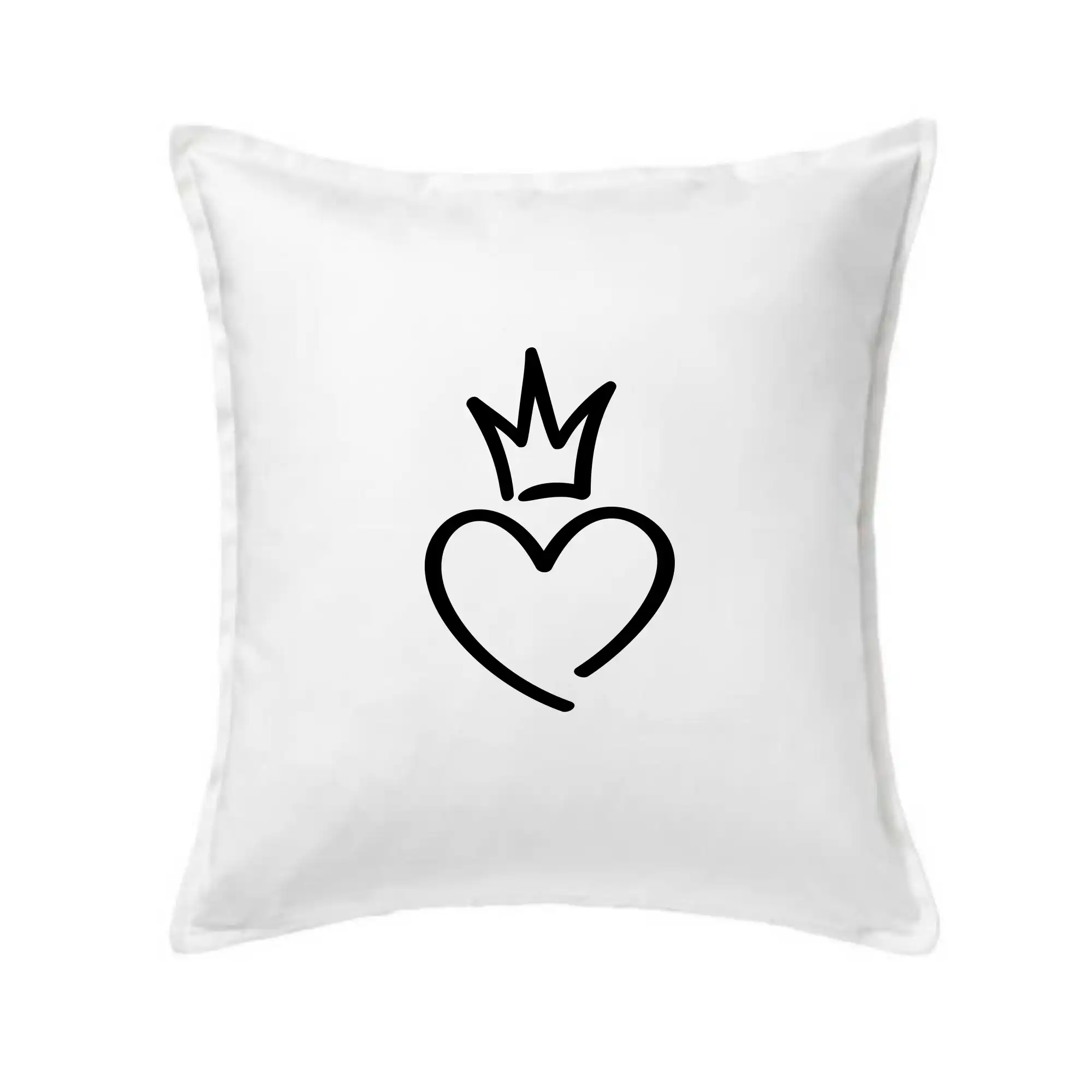 Tričká pre zamilovaných - Srdce princezná - Vankúš 50x50
