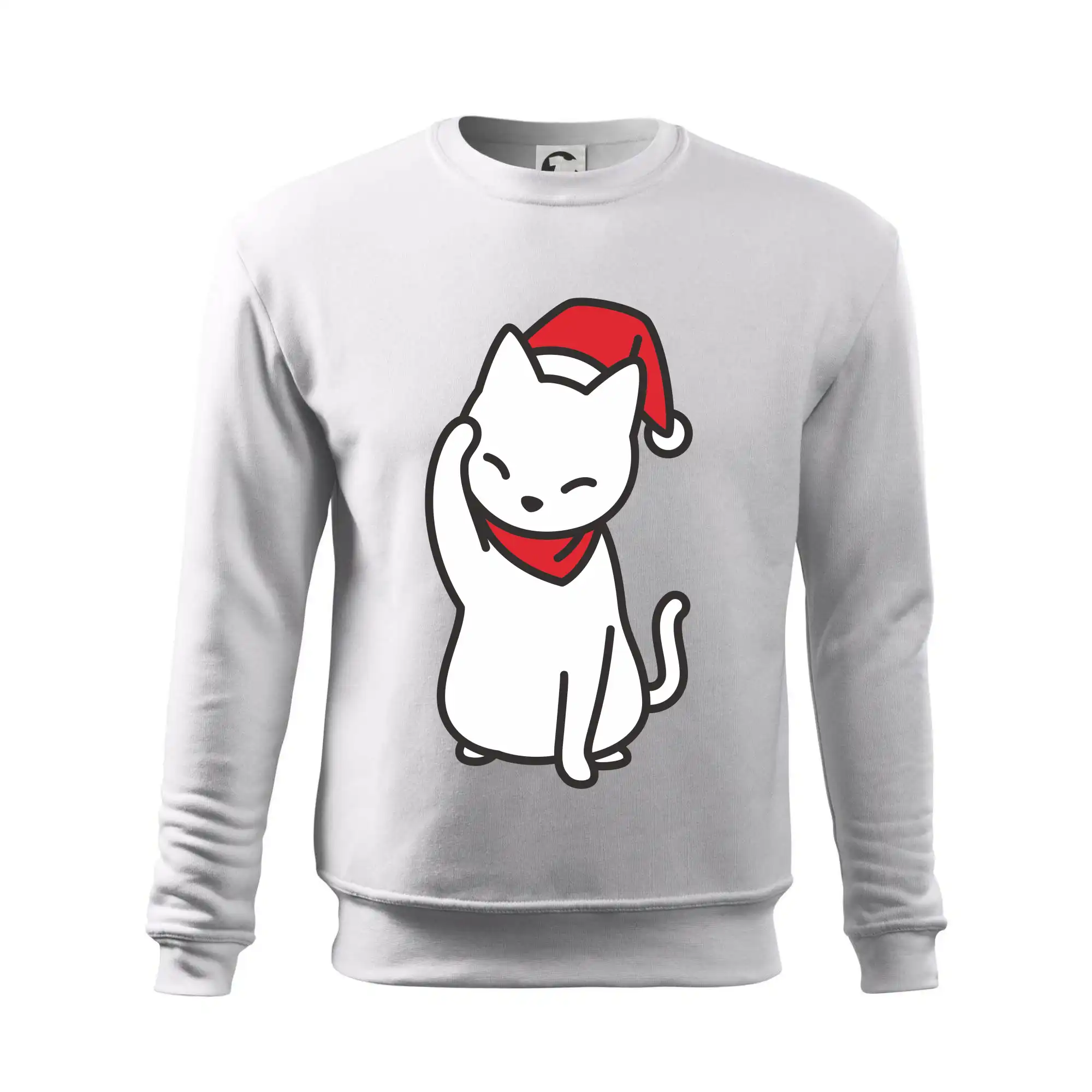 Vánoční kočka mávající