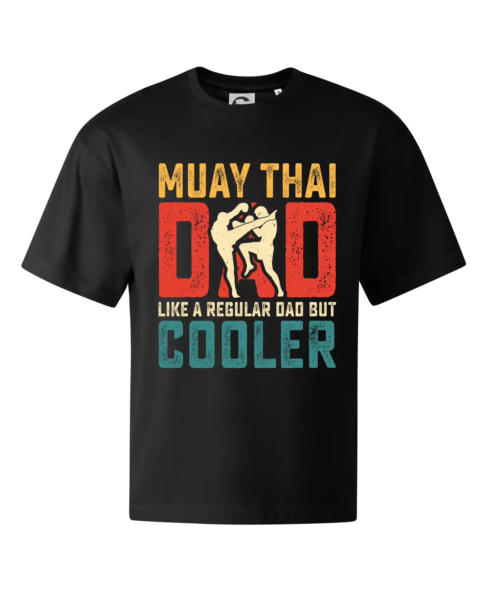 Tričká na box - Muay thai dad like a regular dad but cooler - Stage unisex - OVERSIZE