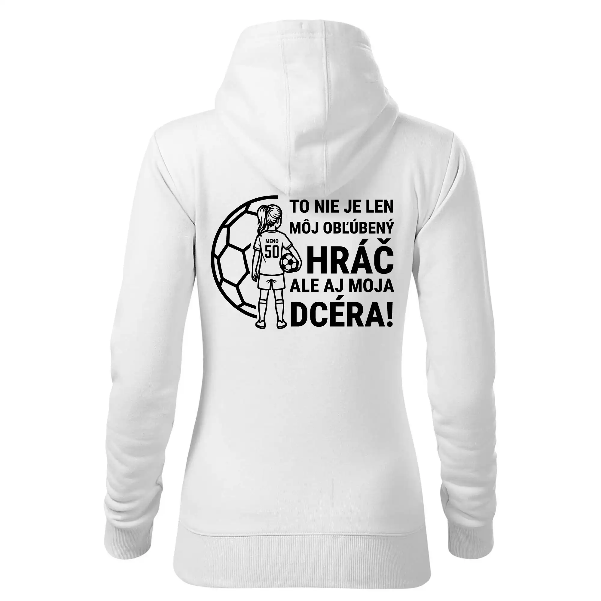 Futbalová mama - jedna dcéra (vaše meno a číslo)