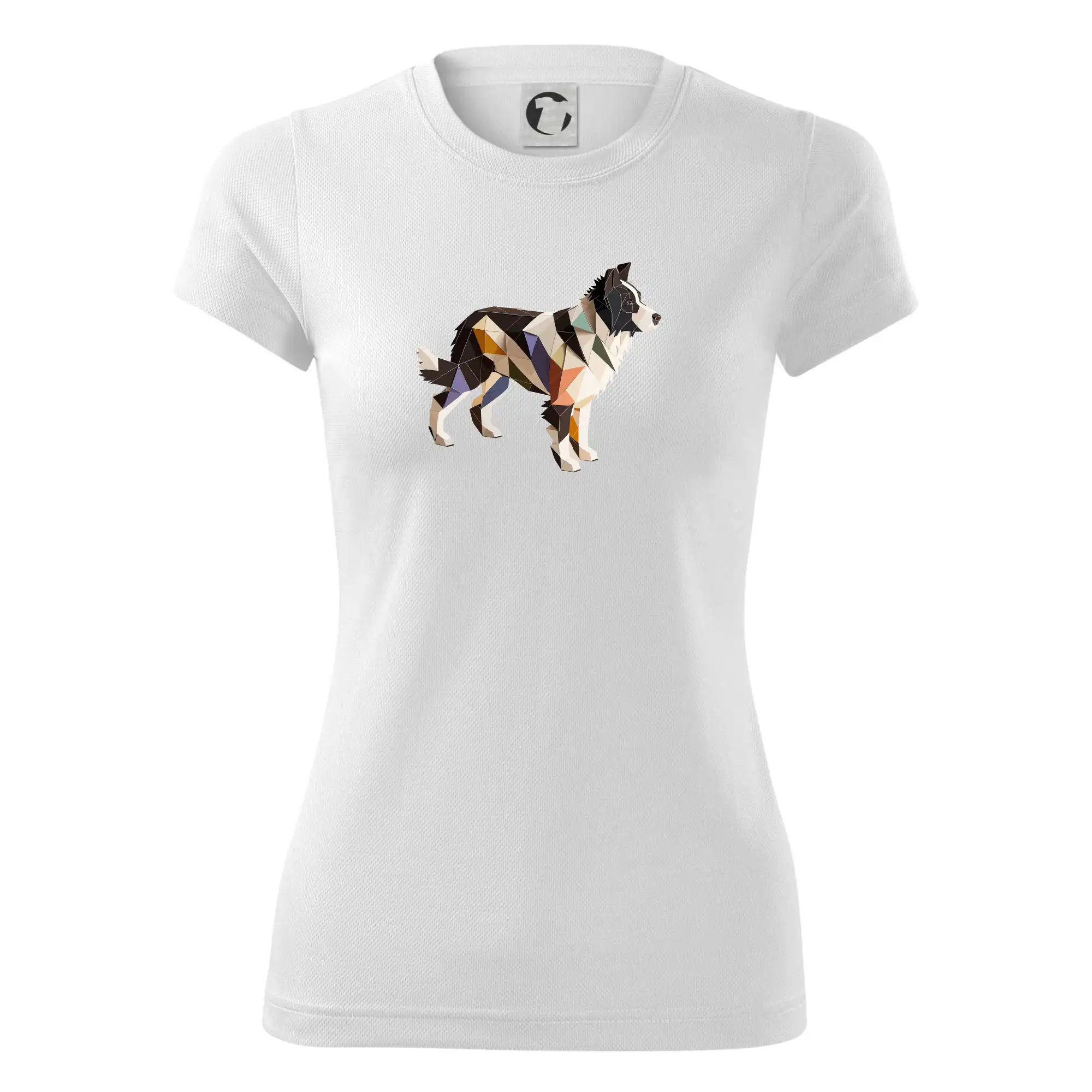 Border colie slepená z papíru