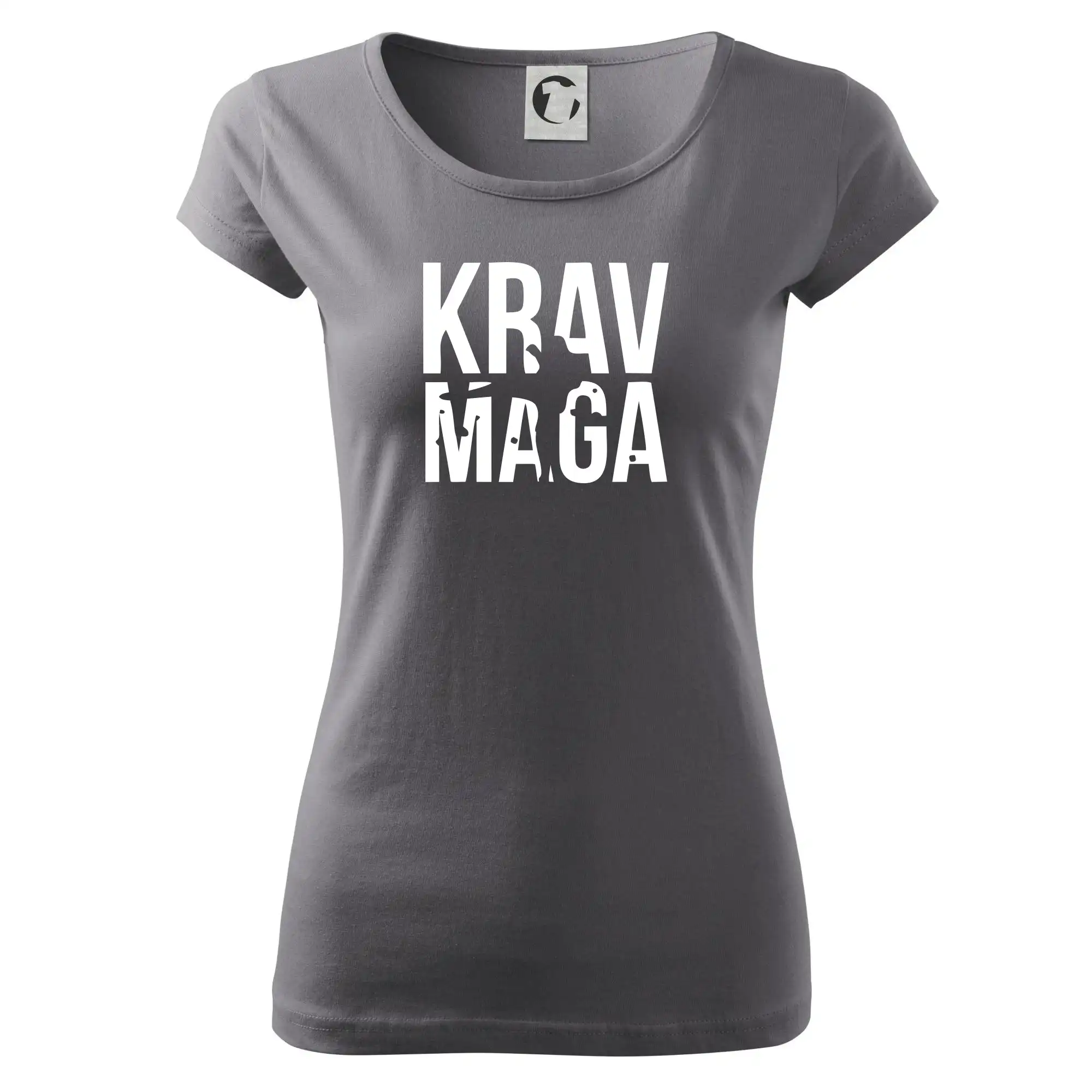 Tričká na box - Nápis Krav Maga - Dámske tričko Pure