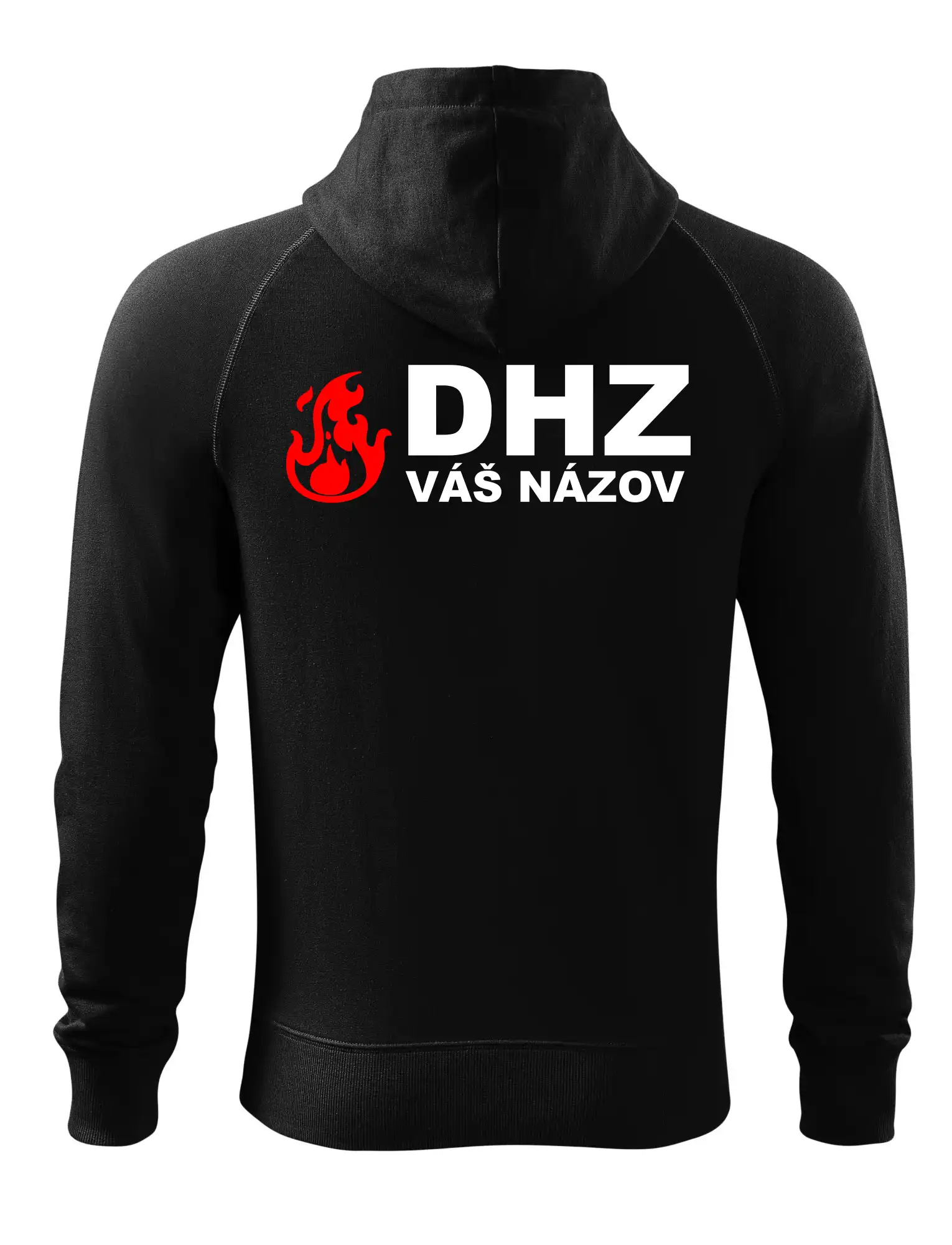 DHZ (oheň, firesport, názov sboru - vlastný nápis)