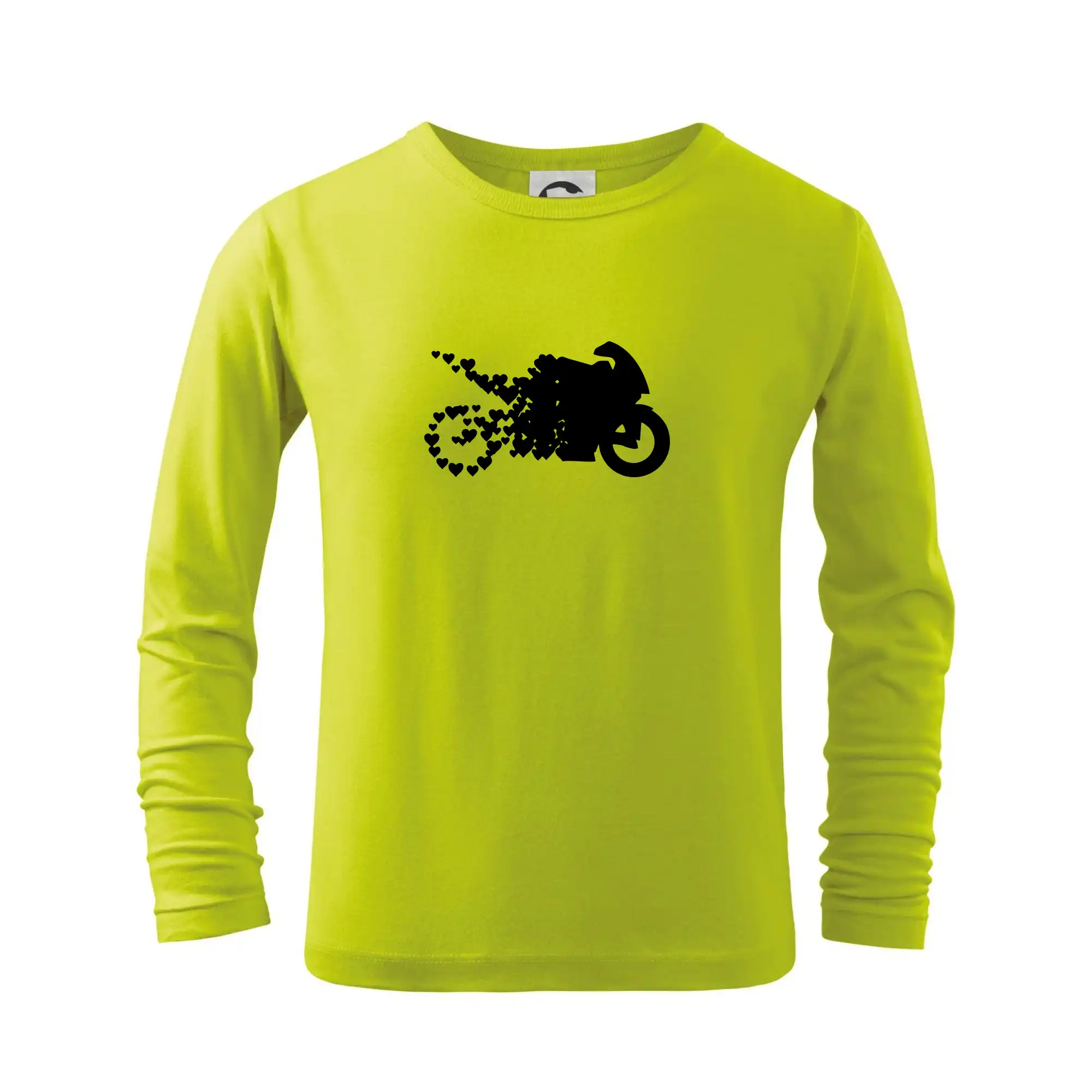 Tričká a mikiny s potlačou motoriek – pre pravých motorkárov - Moto love - Tričko detské Long Sleeve