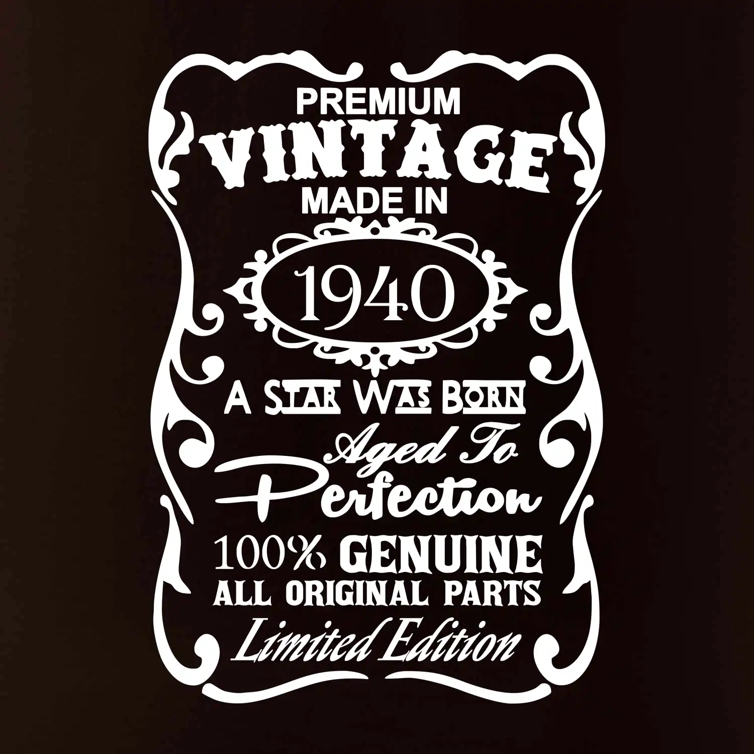 Vintage Etiketa - 1940