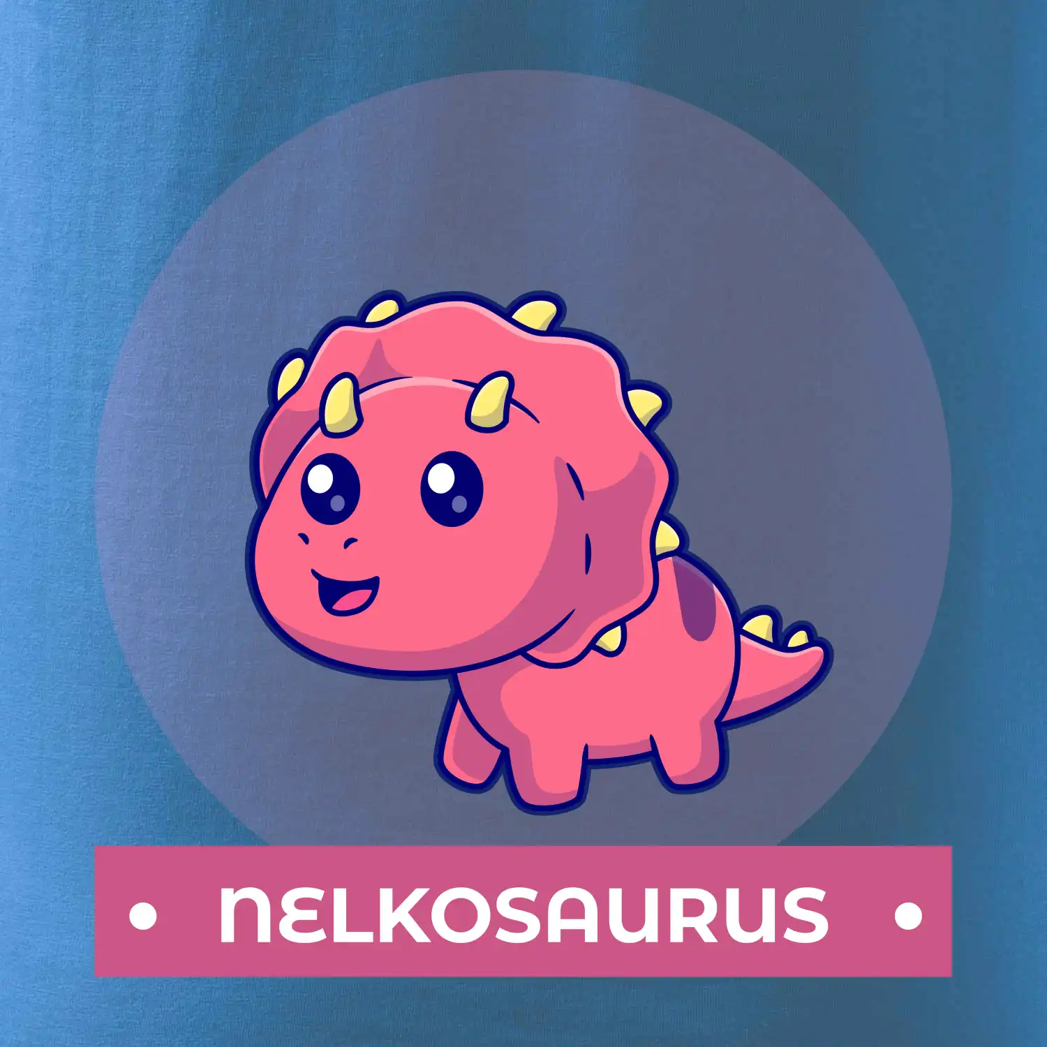 Dinosaurie mená - růžový dinosaurus SK