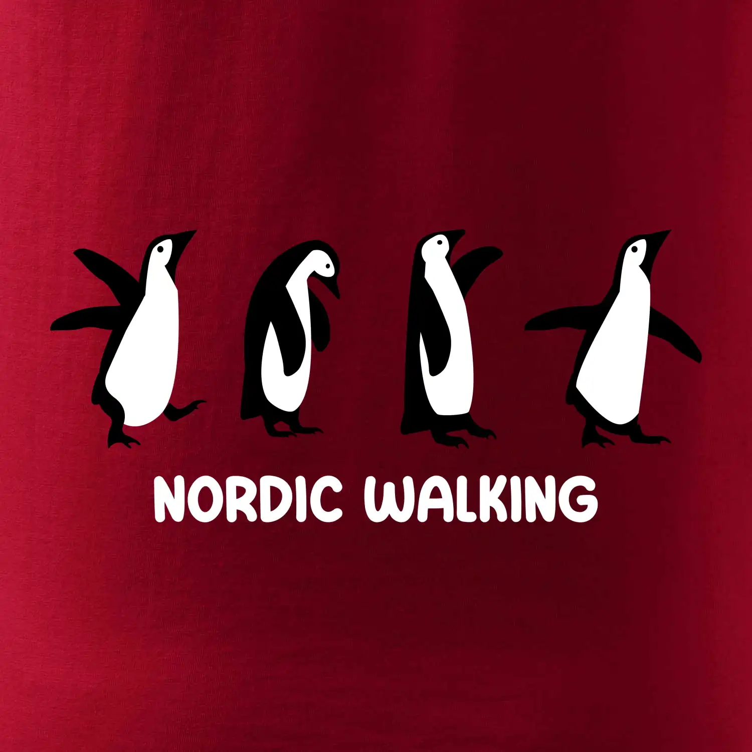 Nordic walking tučňáci - kreslení
