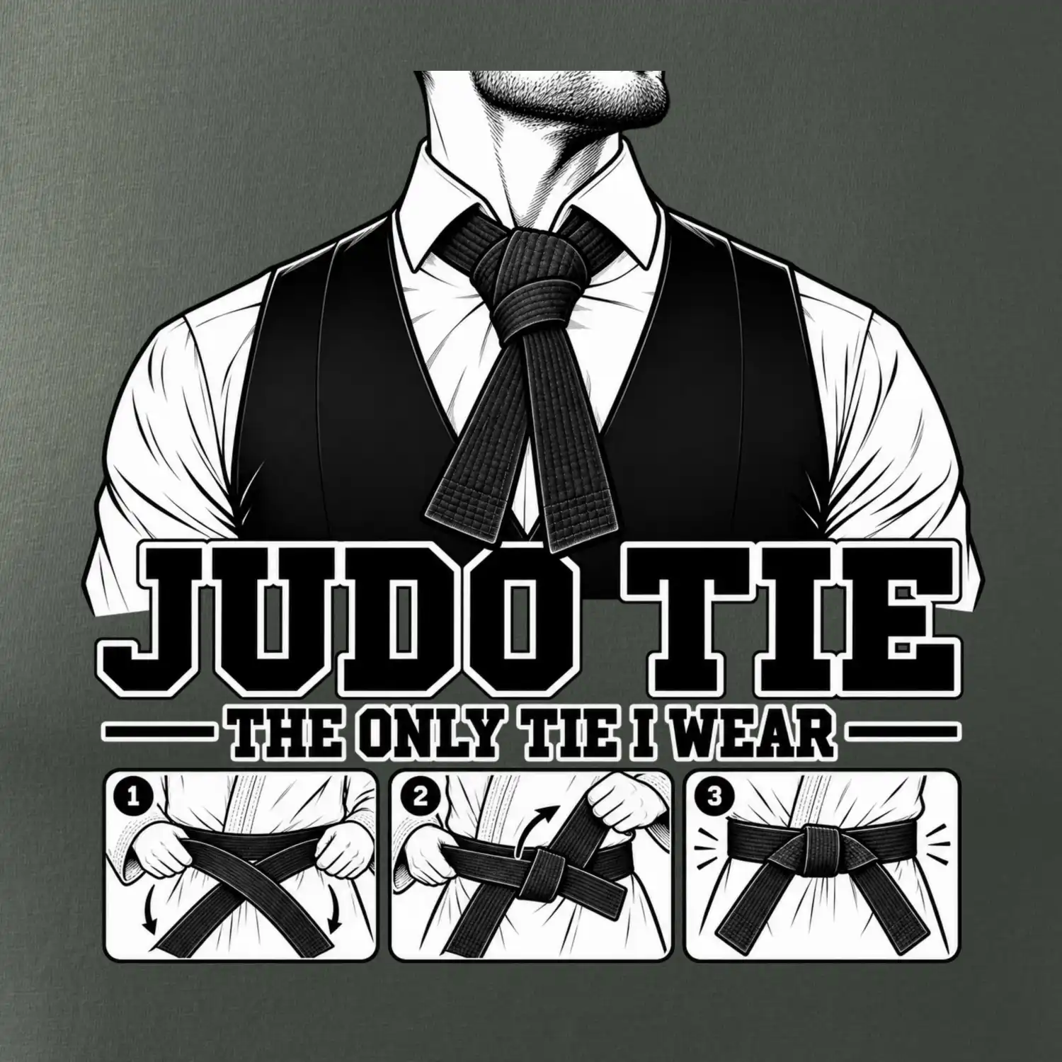 Judo tie jediná kravata