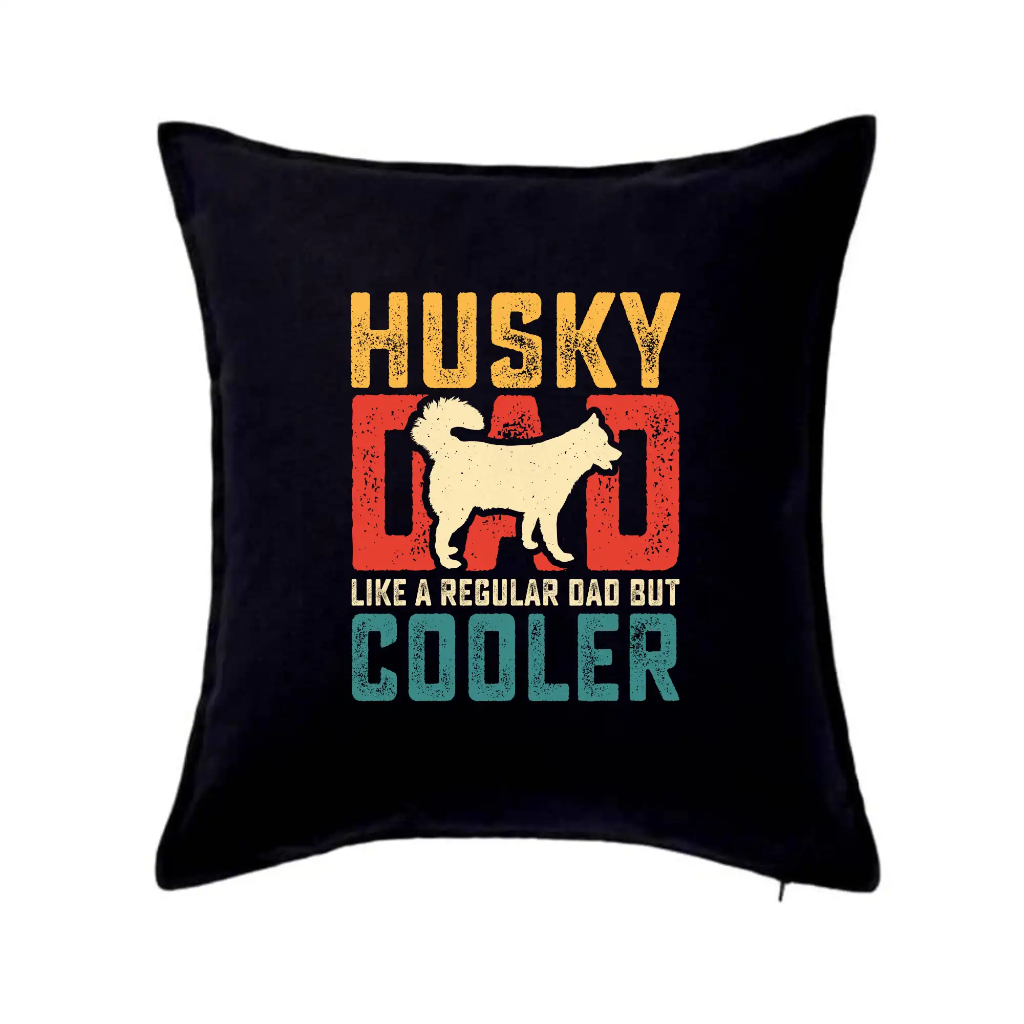 Tričká s motívom Sibírsky husky - Husky dad like a regular dad but cooler - Vankúš 50x50