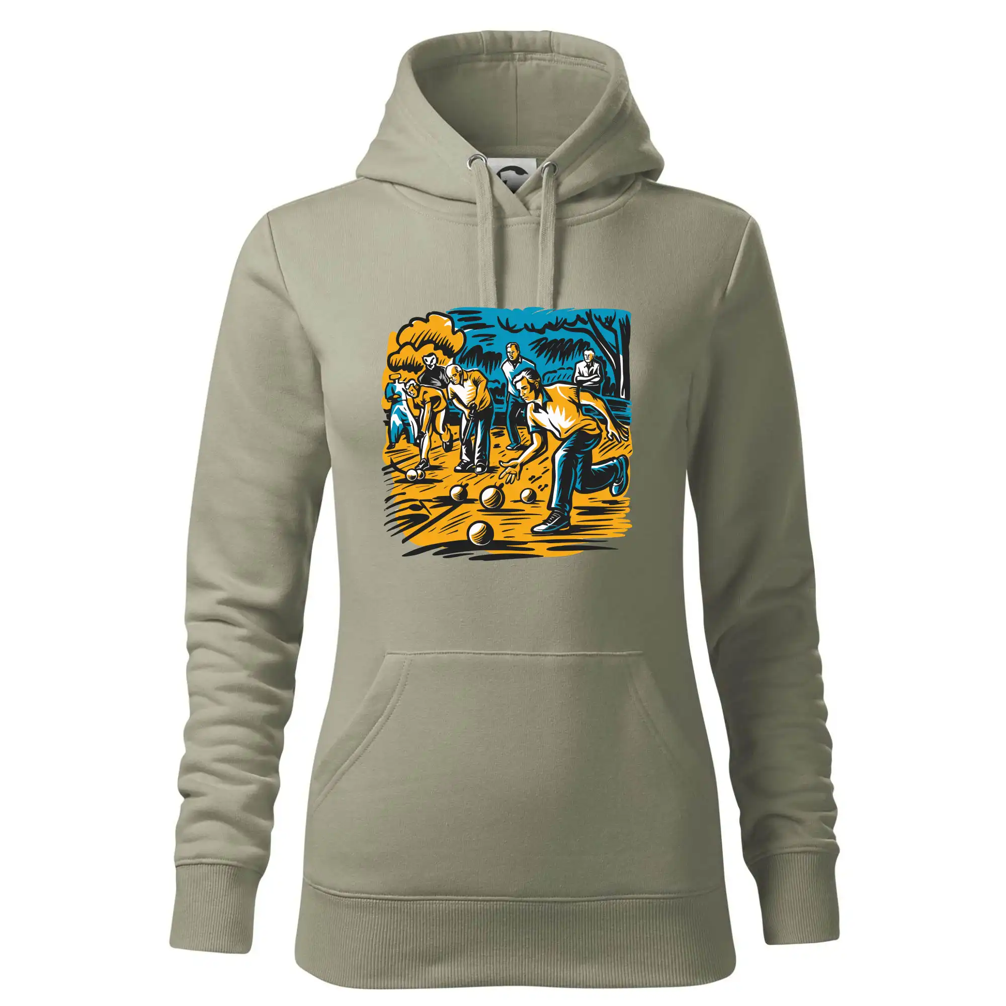 Petanque hra - modro oranžová