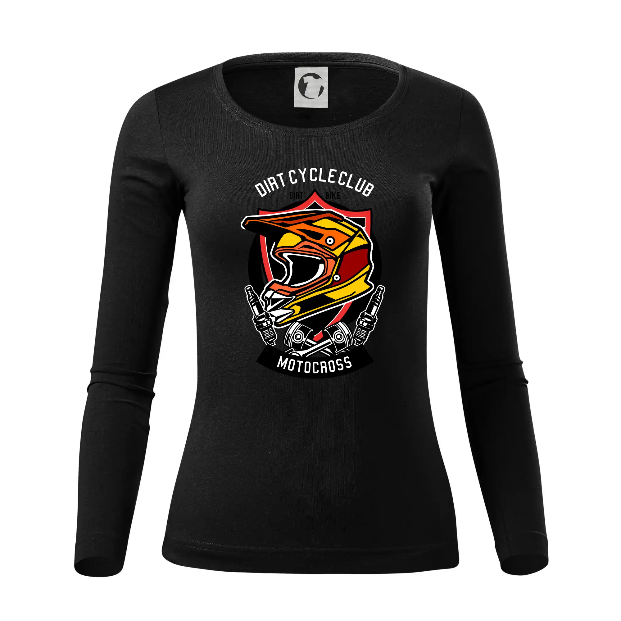 Motocross tričká - Dirty club racing - Dámske tričko FIT-T LS - zužené