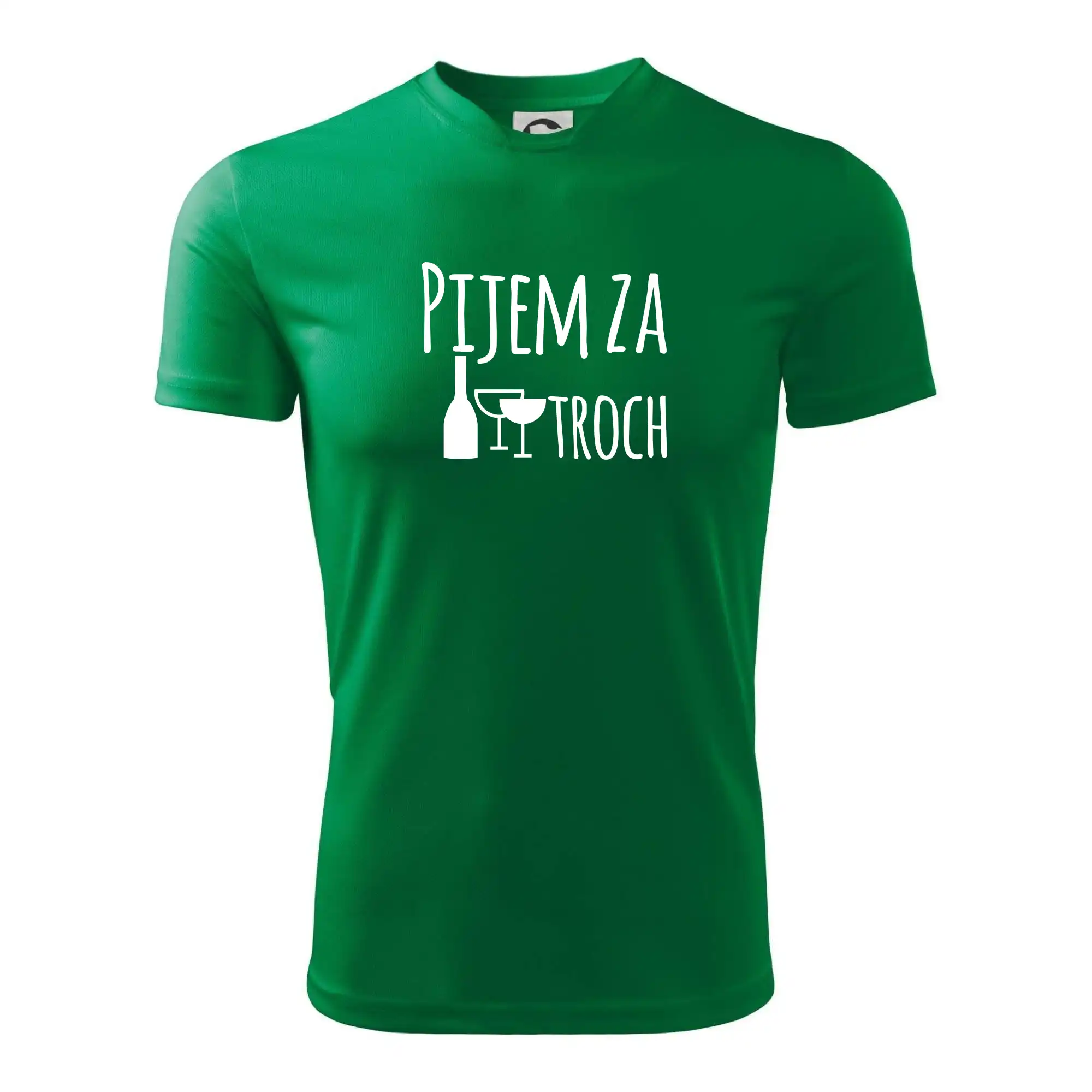 Tričká pre tehotné - Pijem za troch - Pánske tričko Fantasy športové