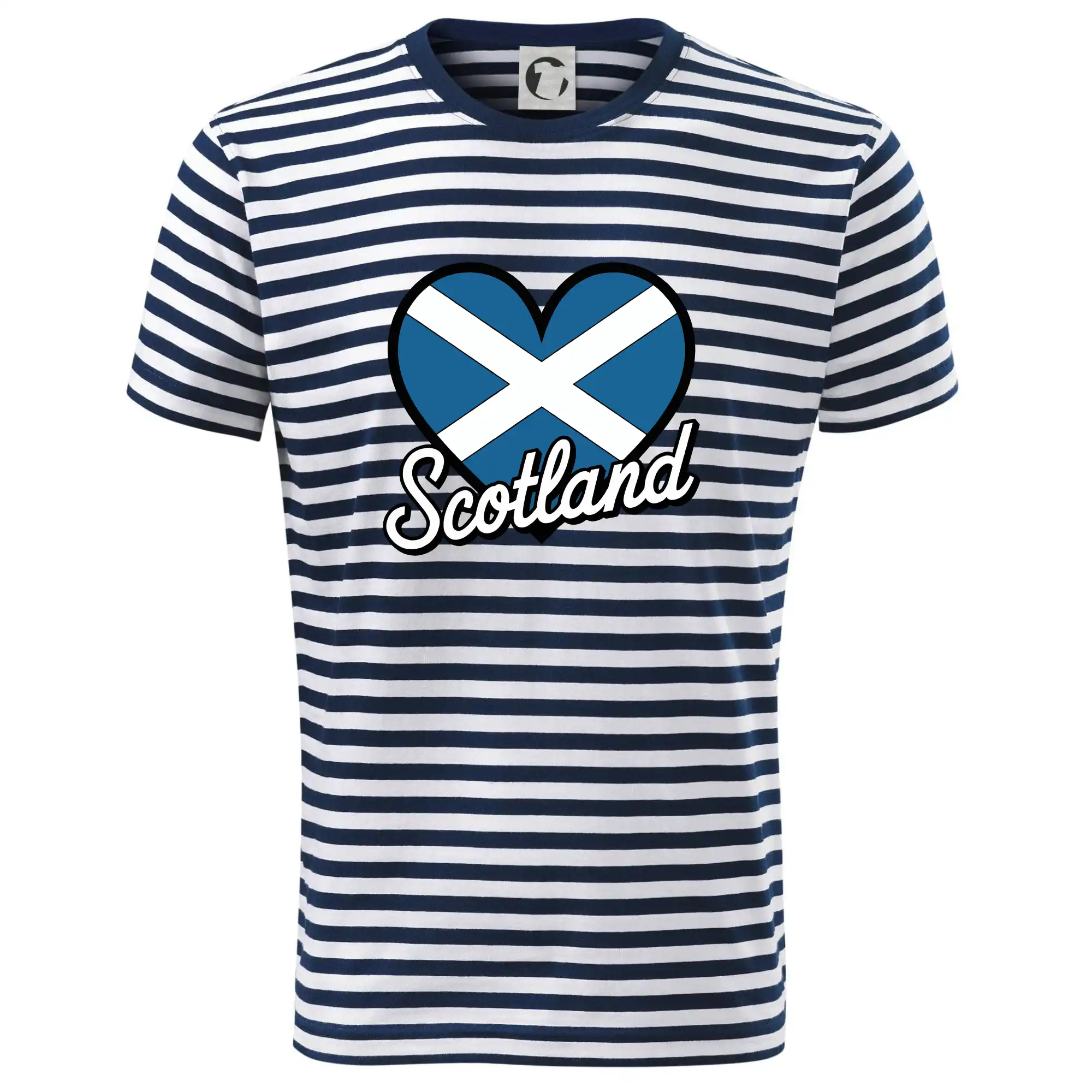 Ostatné mestá / miesta - Scotland Srdce s vlajkou - Dětské triko na vodu