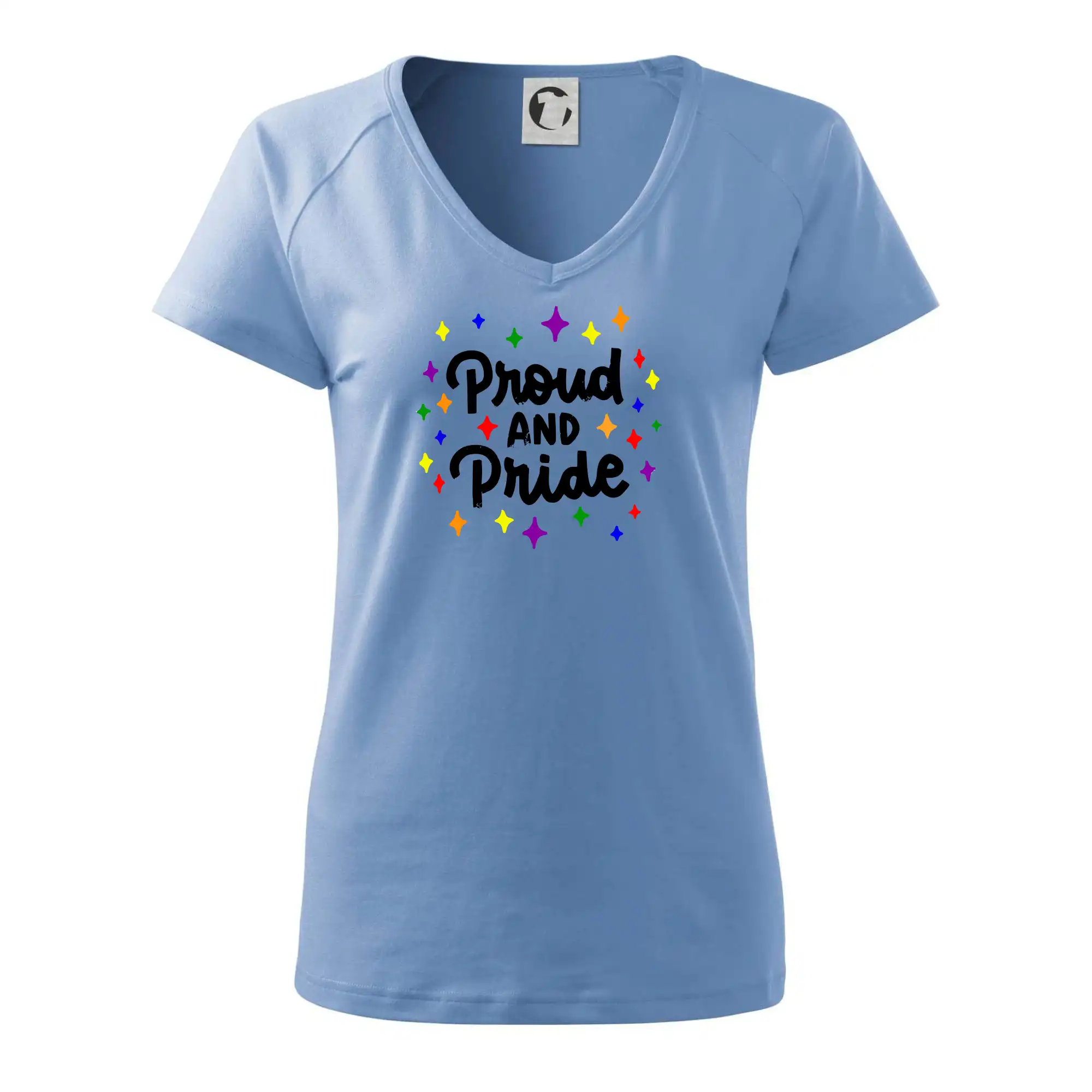 Tričká pre LGBT a Queer komunitu - Prúd and pride hviezdy - Tričko dámske Dream