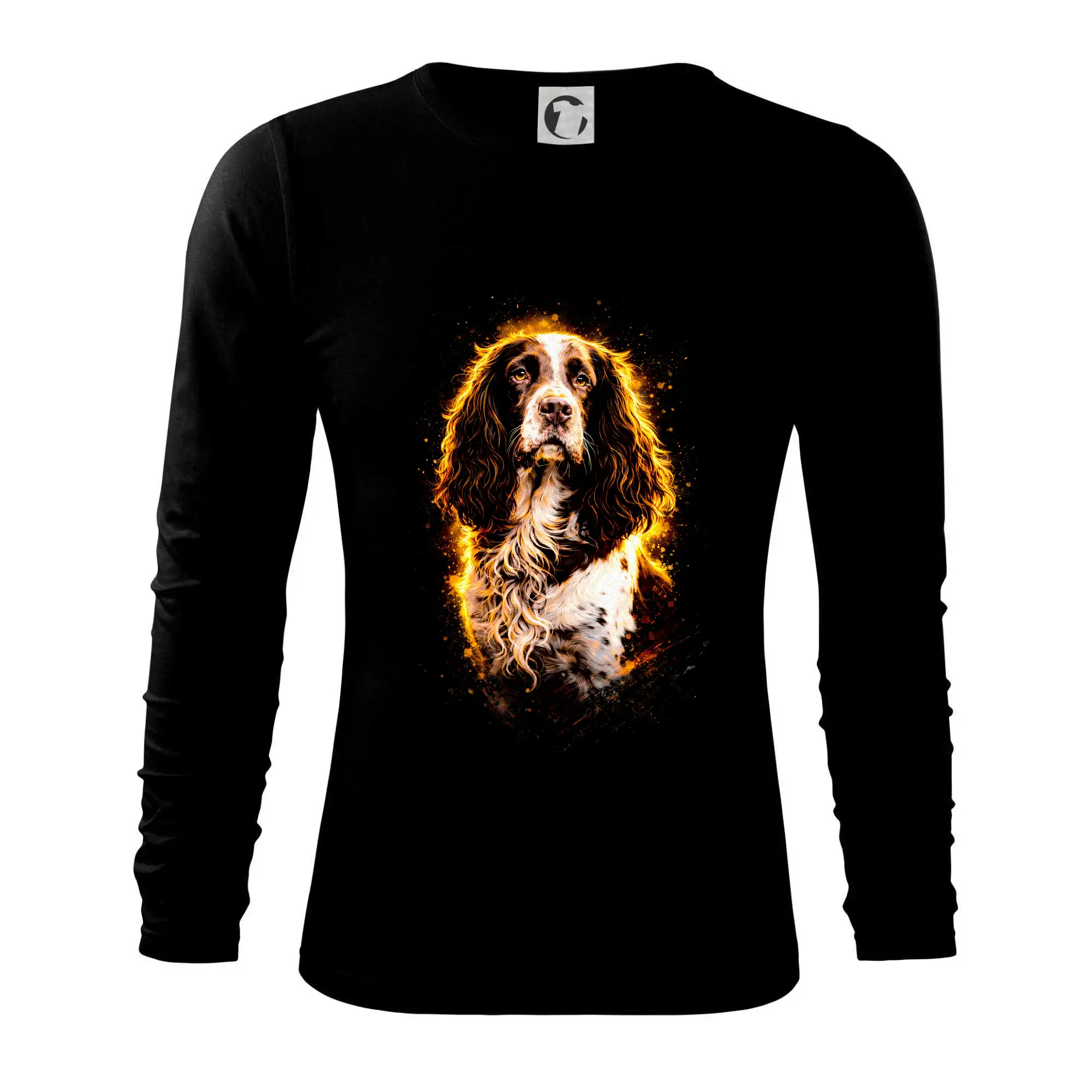 Ostatné psie plemená - Obrázok poltón Anglický špringeršpaniel - Tričko s dlhým rukávom FIT-T long sleeve