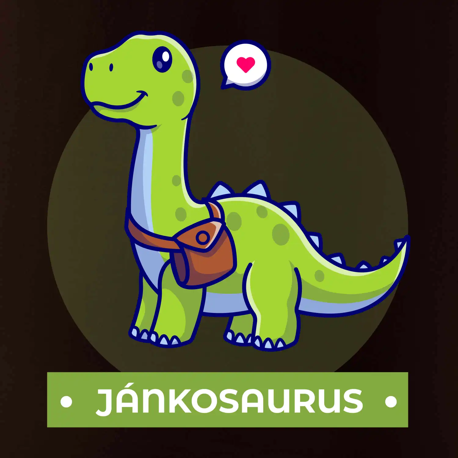 Dinosaurie mená - zelený dinosaurus SK